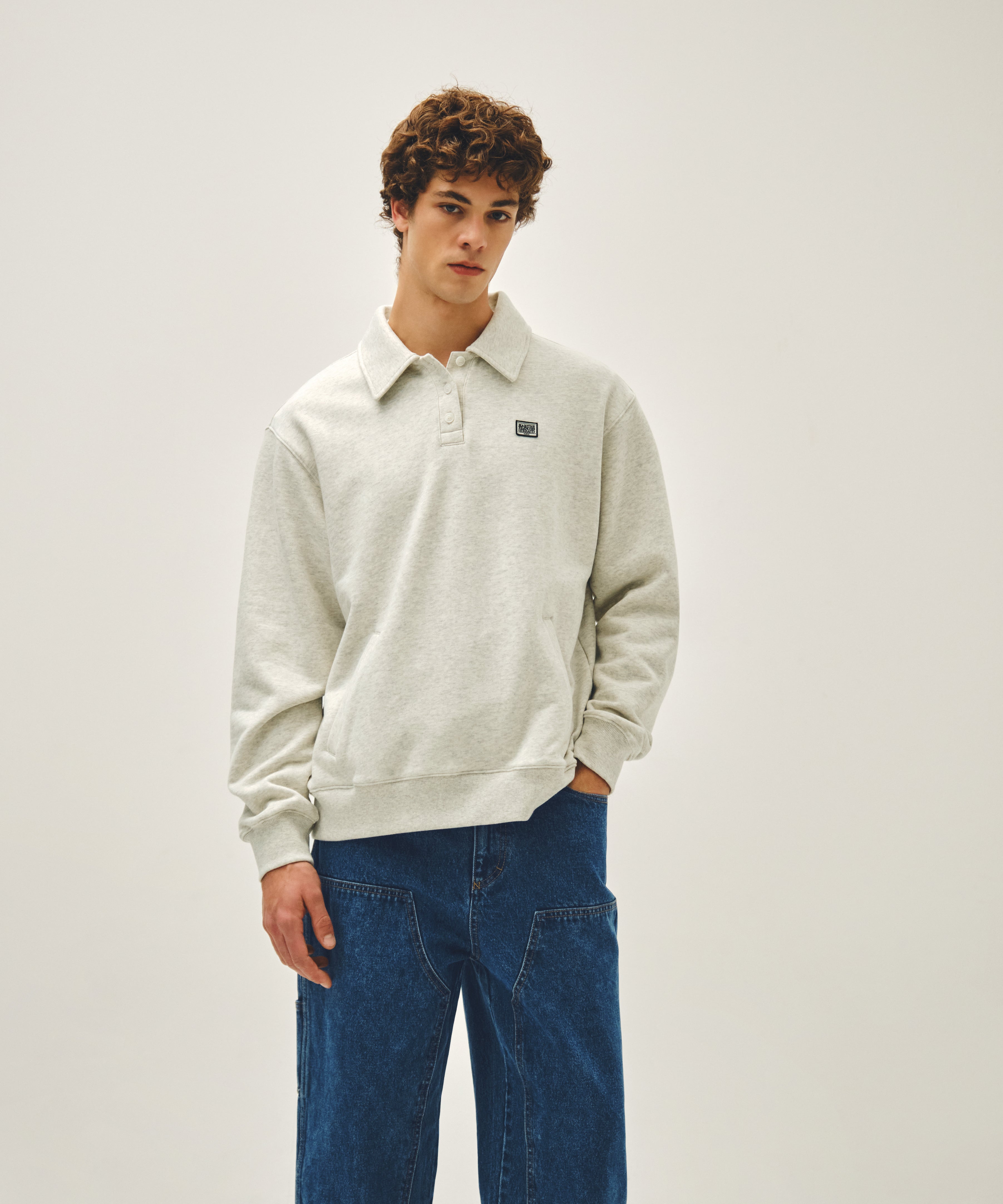 M DOUBLE KNEE DENIM PANTS