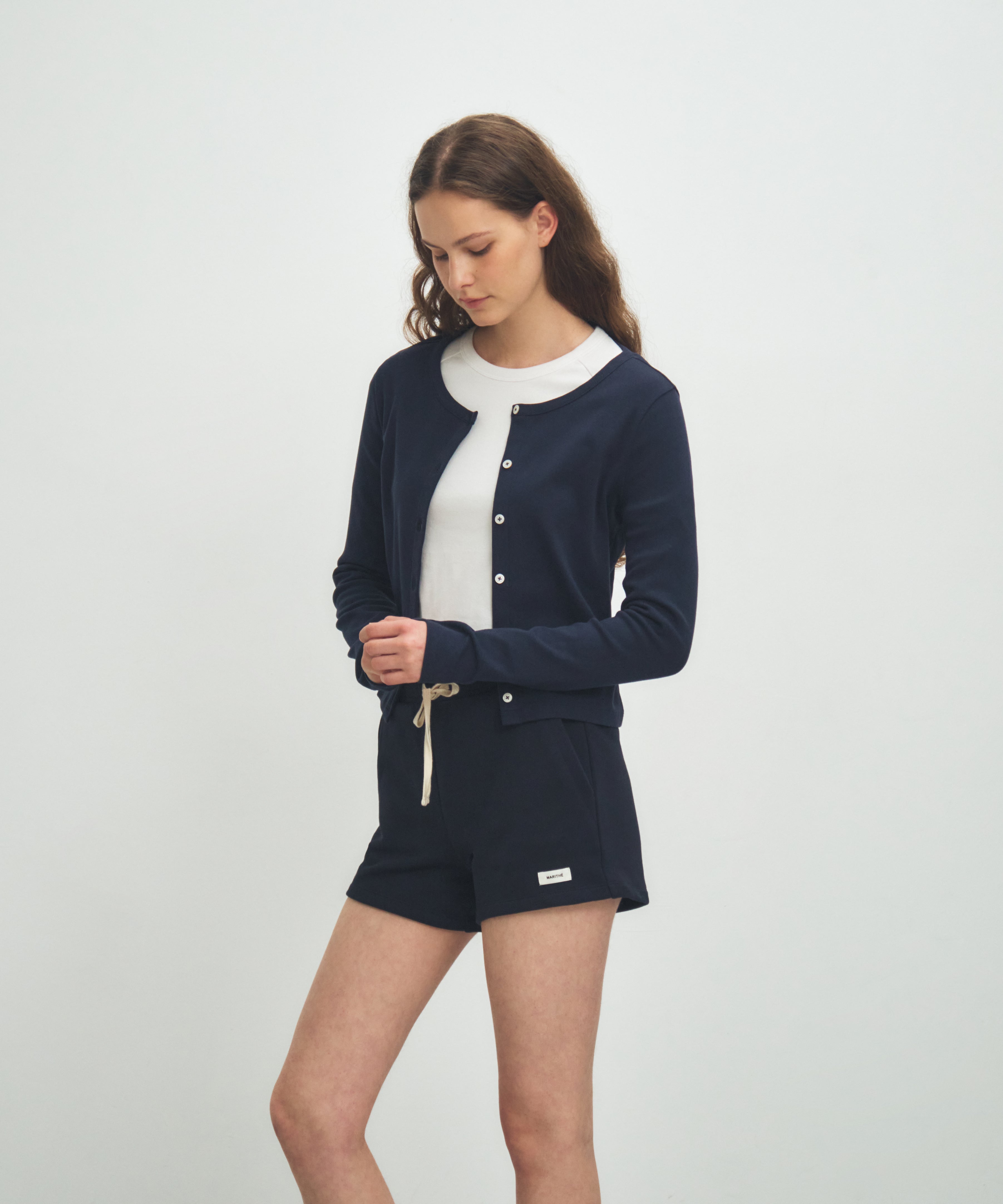 W BASIC COTTON CARDIGAN