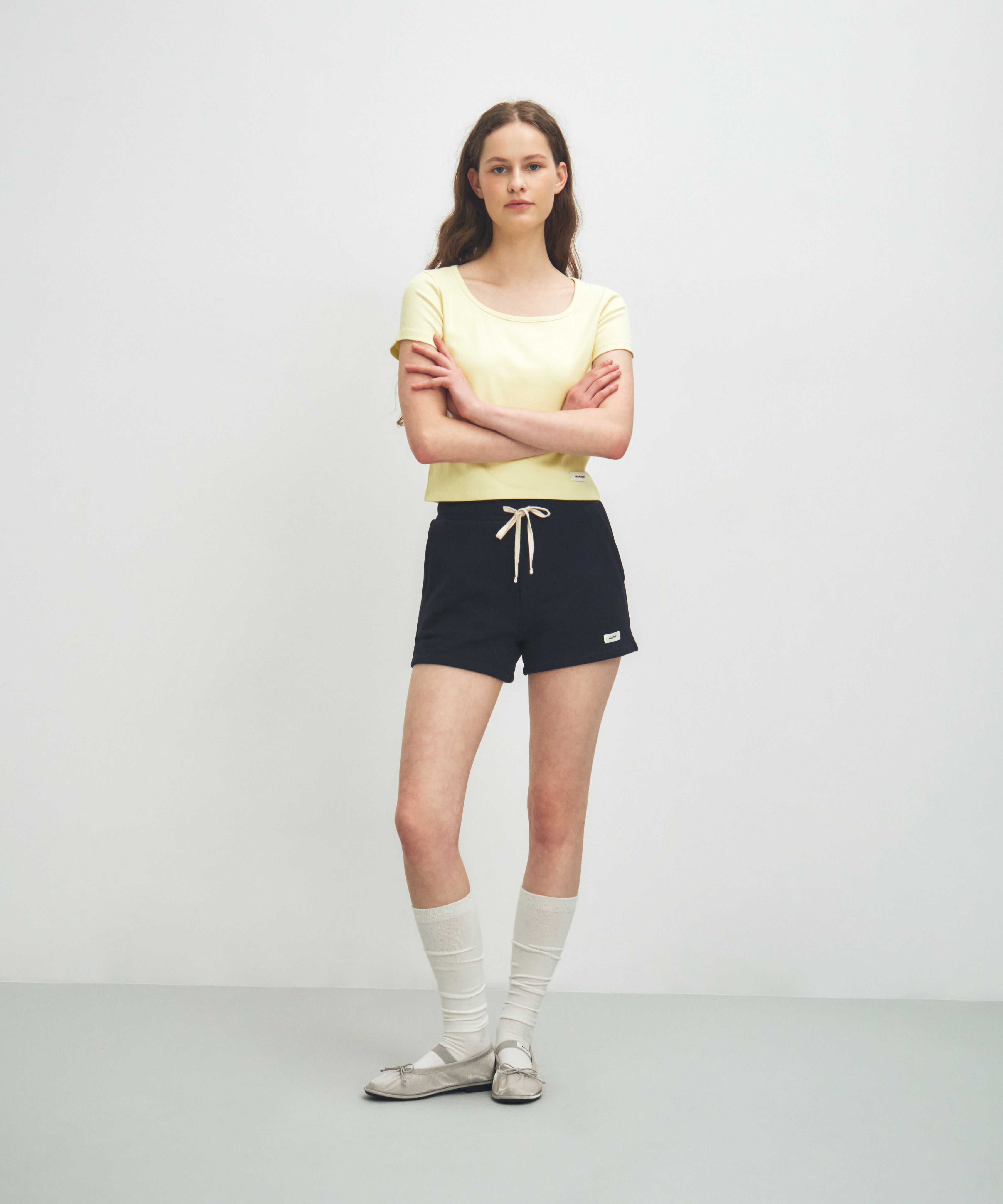 W BASIC CROP TEE