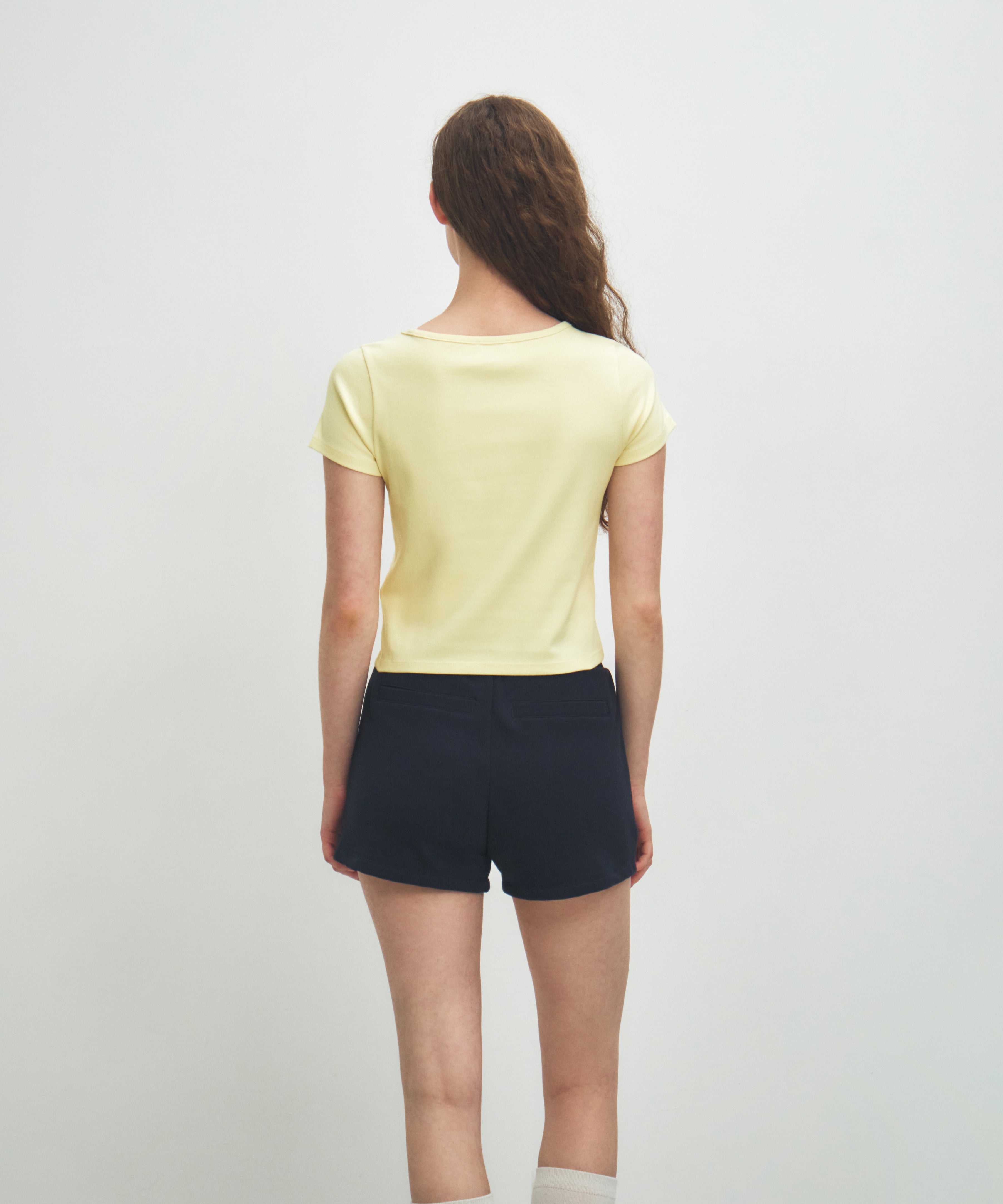 W BASIC CROP TEE