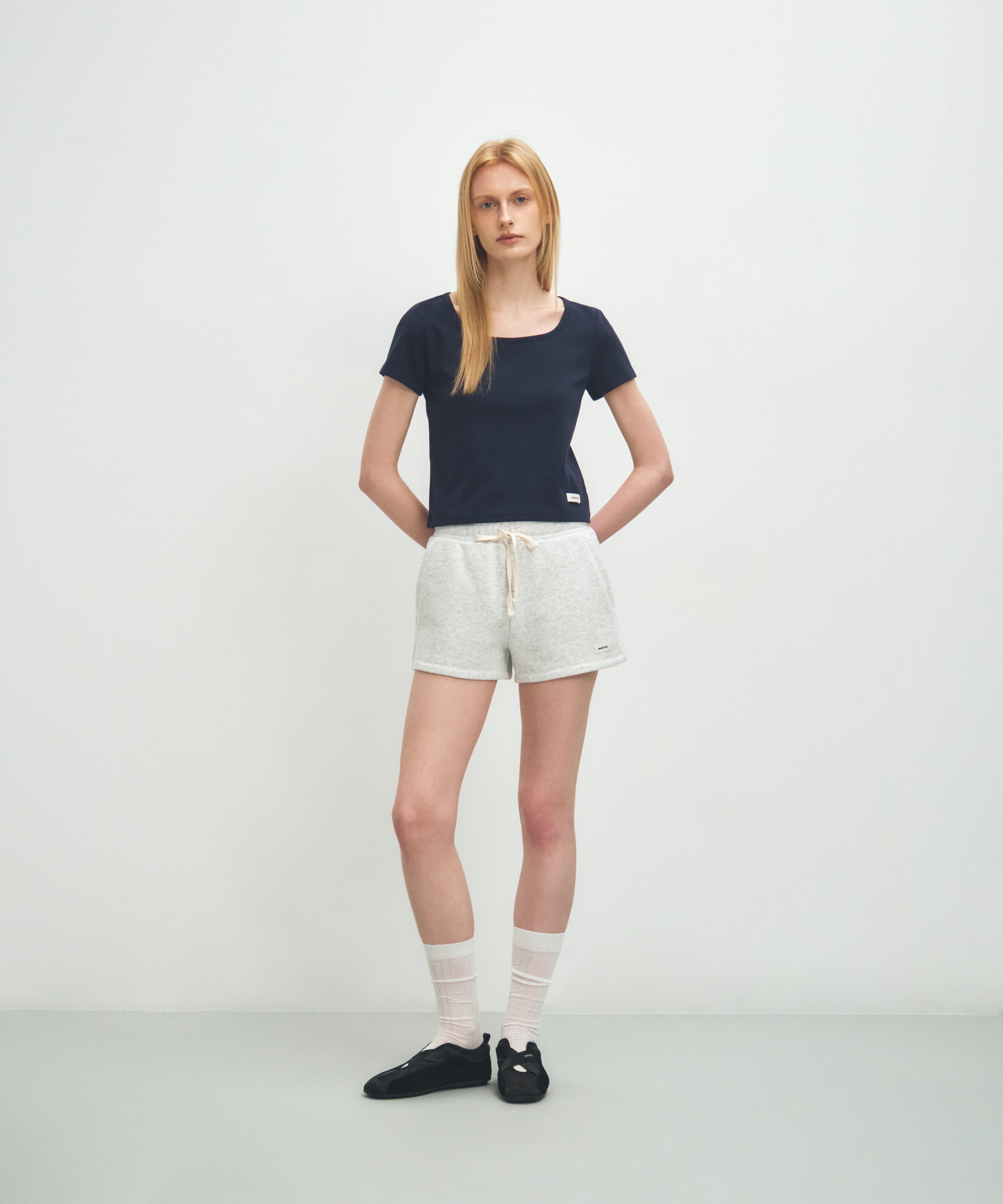 W BASIC CROP TEE