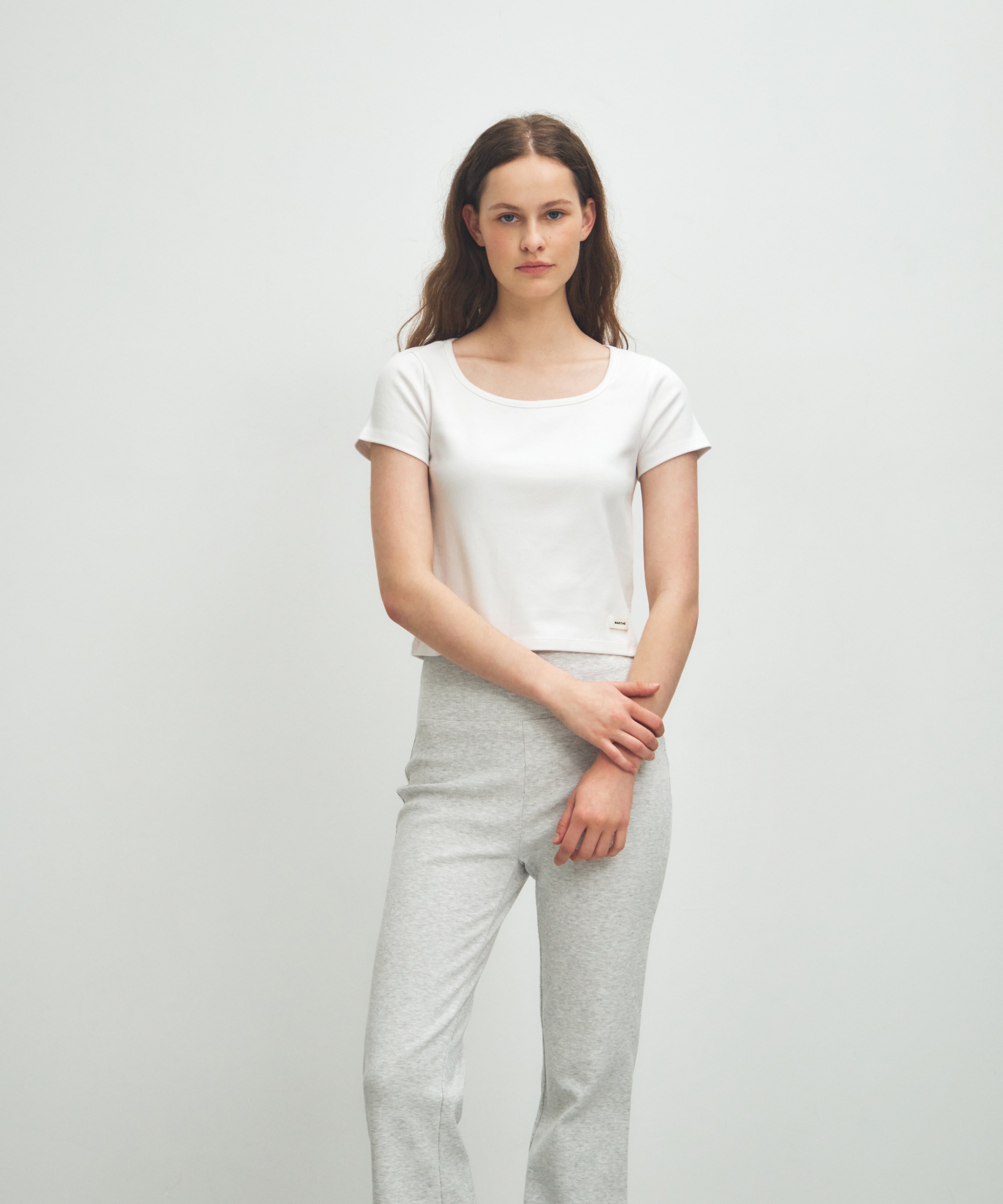 W BASIC CROP TEE