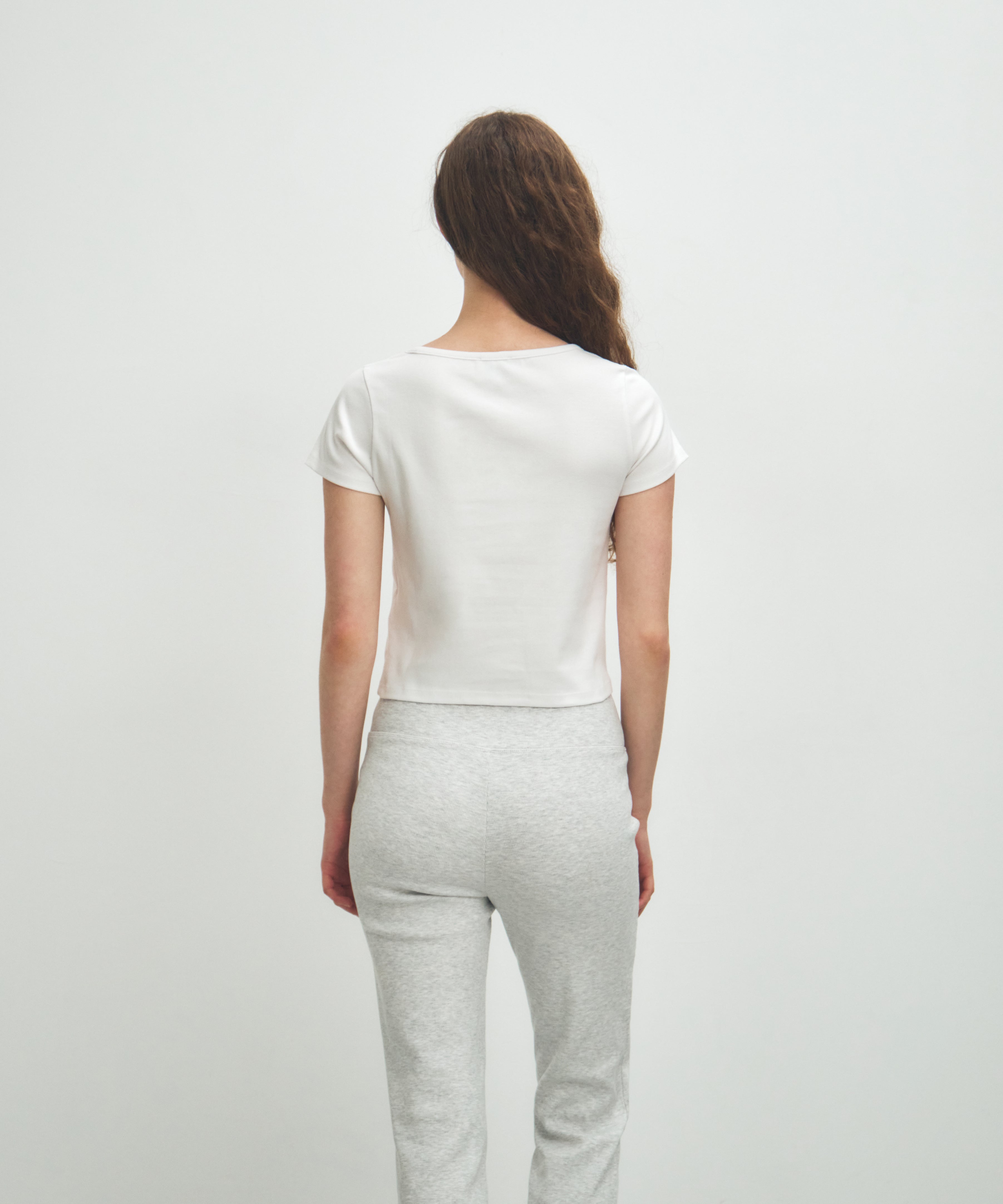 W BASIC CROP TEE