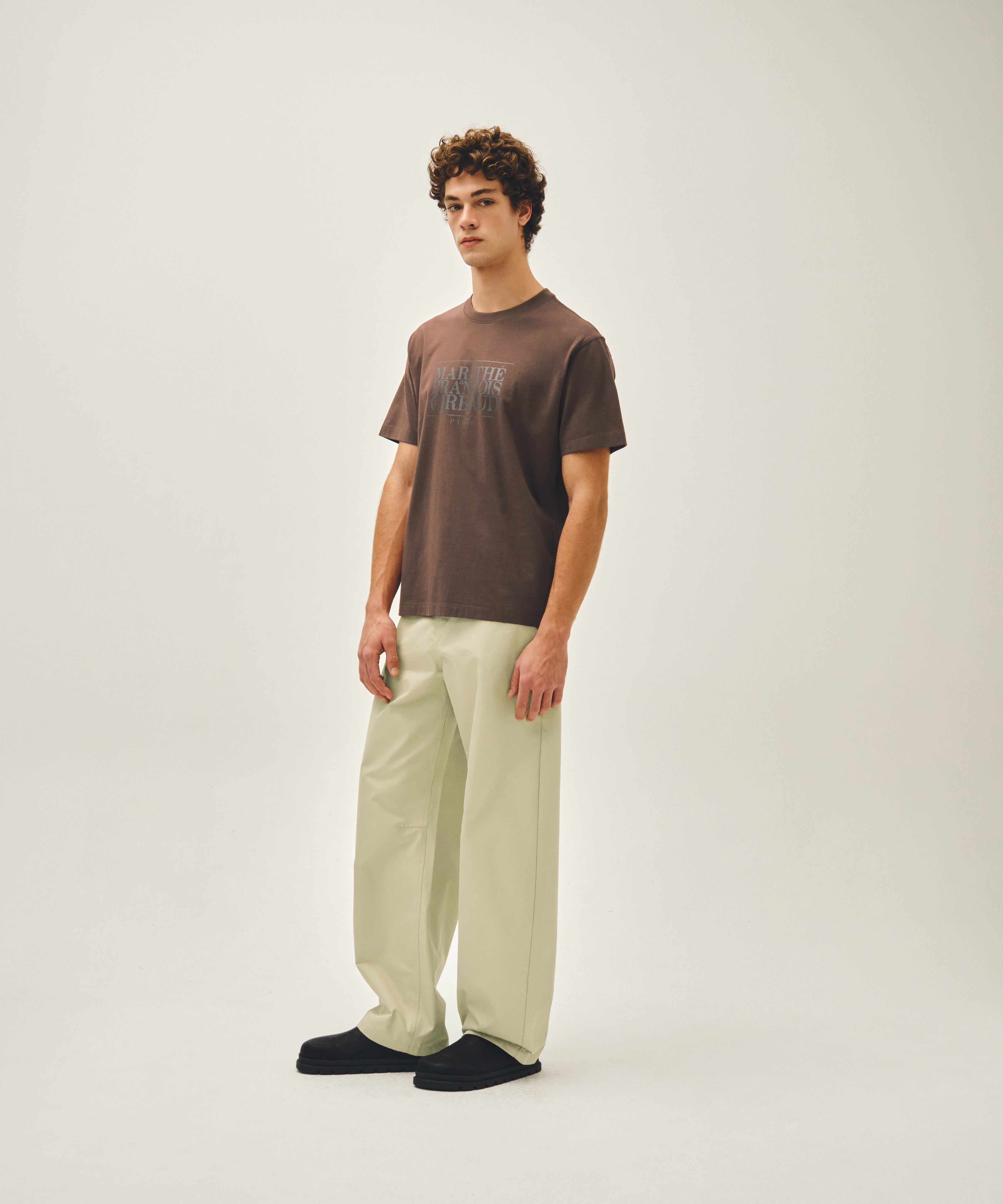 M CURVED CHINO PANTS