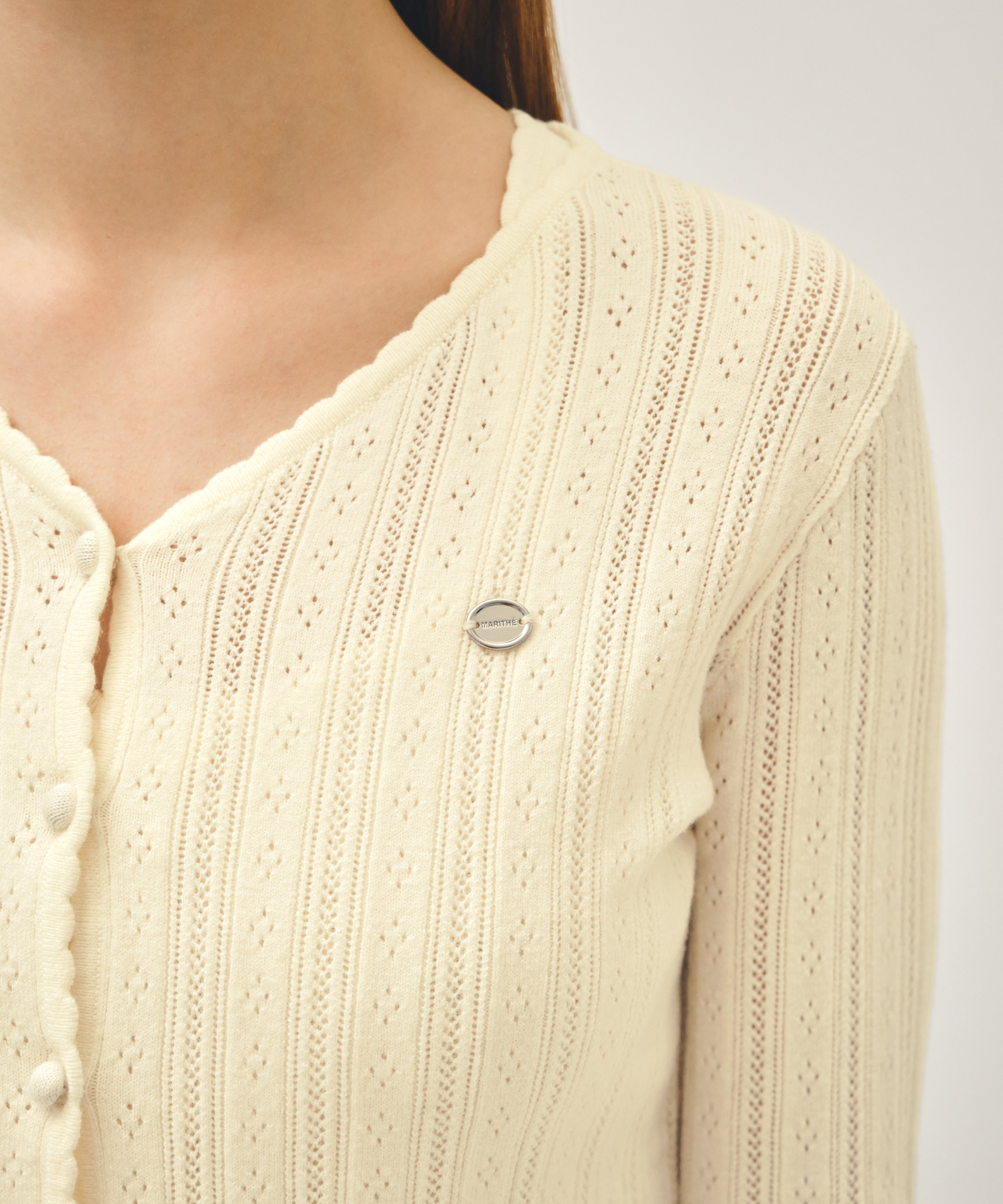 W BASIC KNIT CARDIGAN SETUP