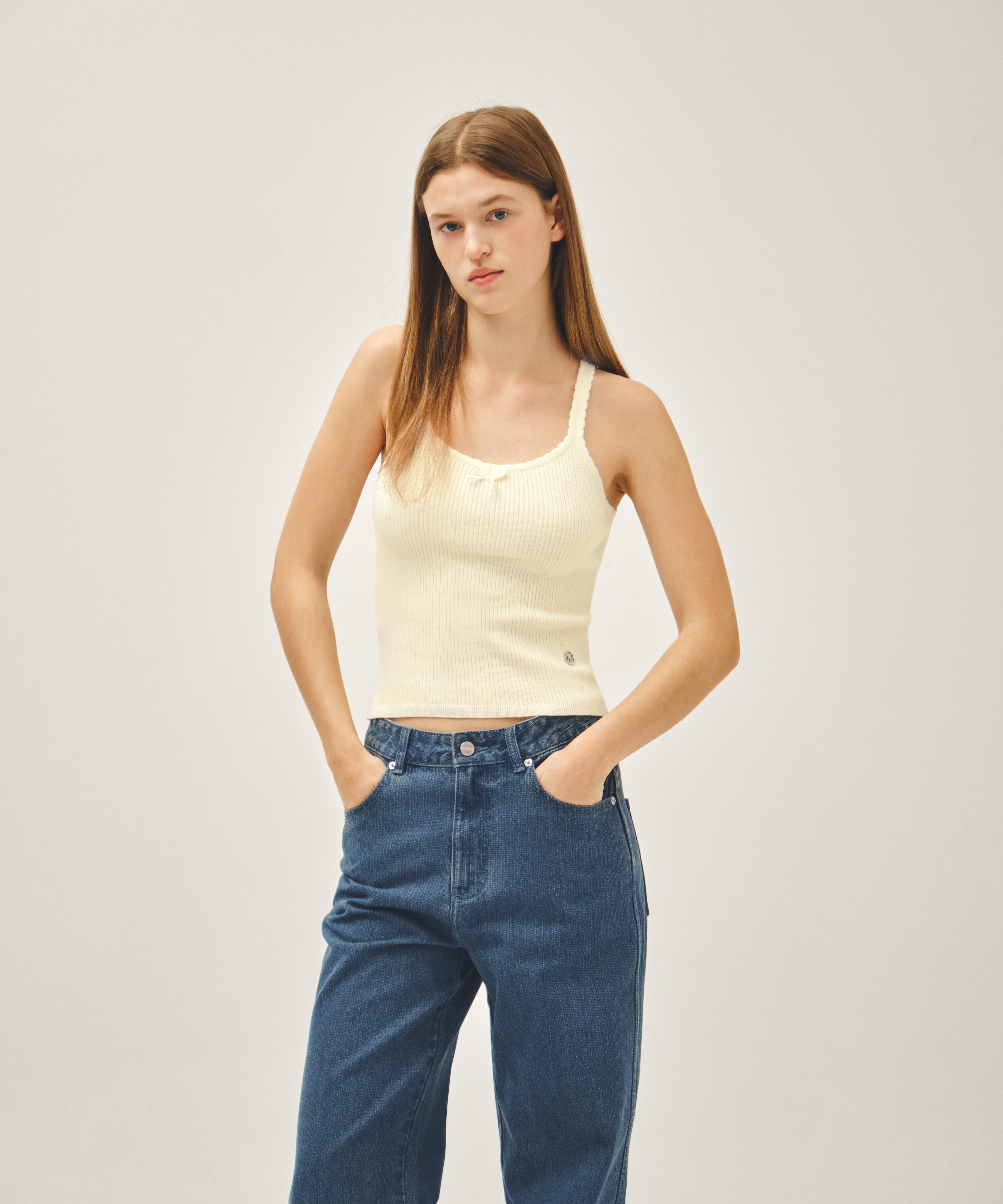 W BASIC KNIT CARDIGAN SETUP