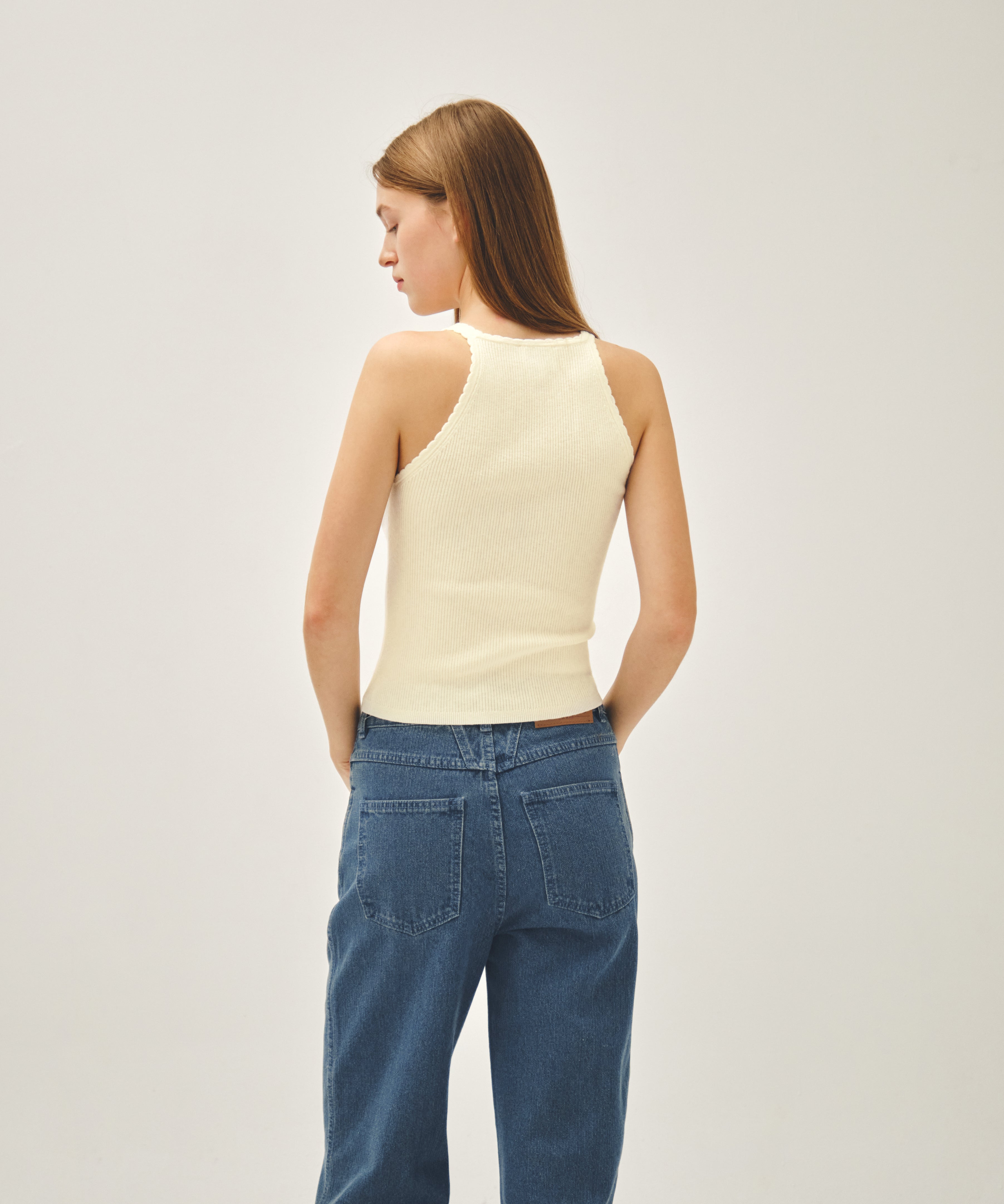 W BASIC KNIT CARDIGAN SETUP