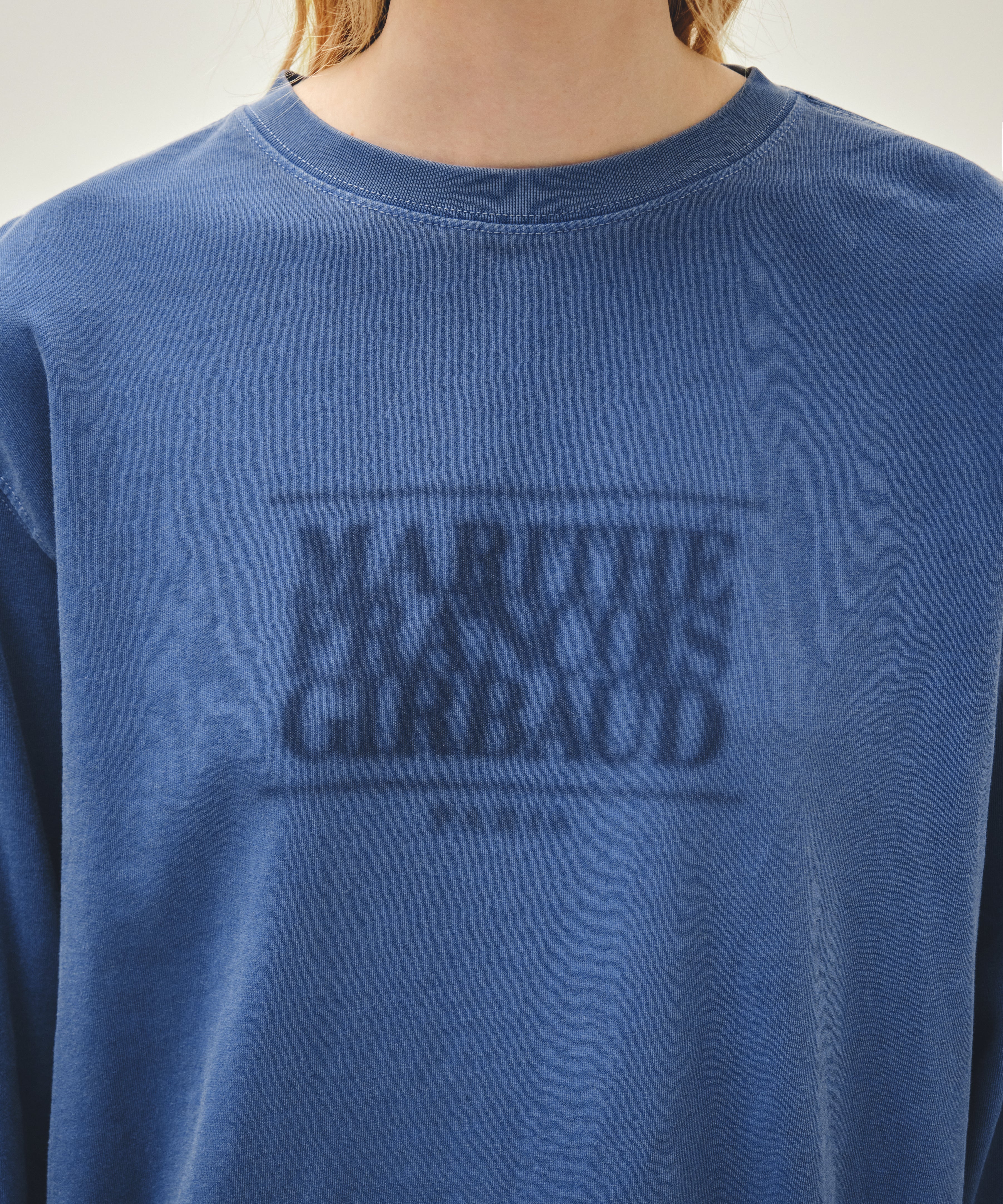 CRACK CLASSIC LOGO DYEING LONG SLEEVE TEE