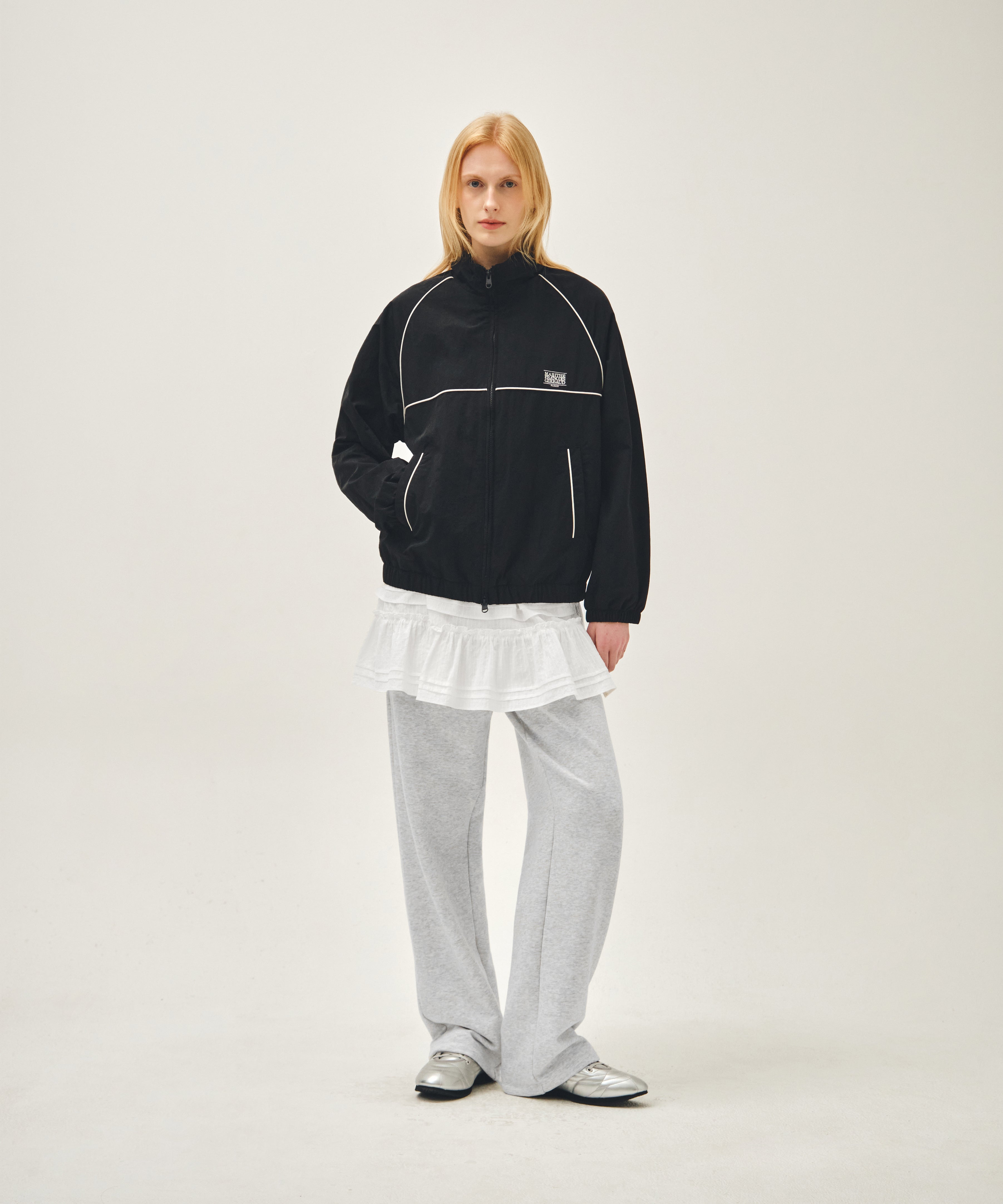 W LAYERED RUFFLE SKIRT