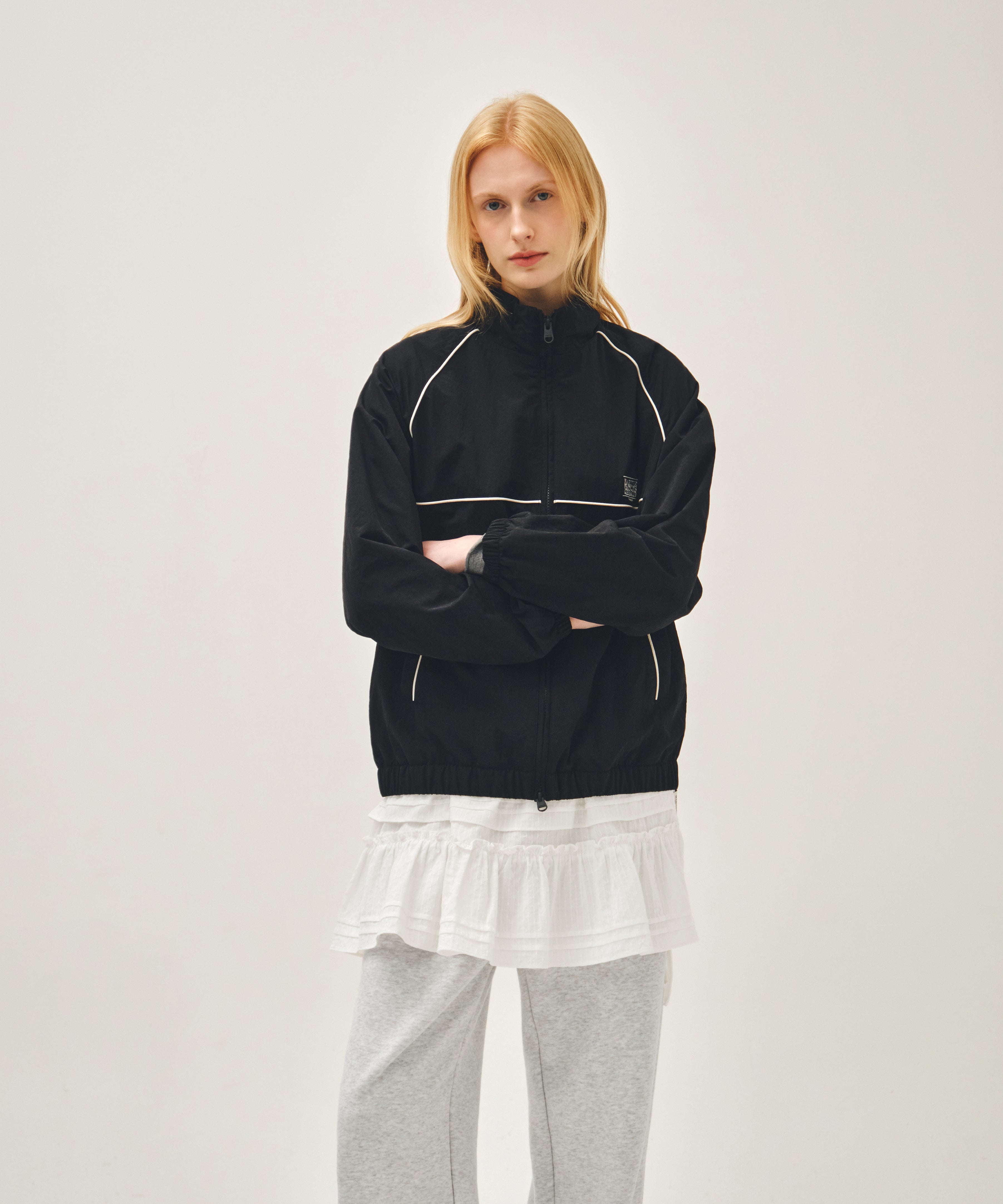 W LAYERED RUFFLE SKIRT