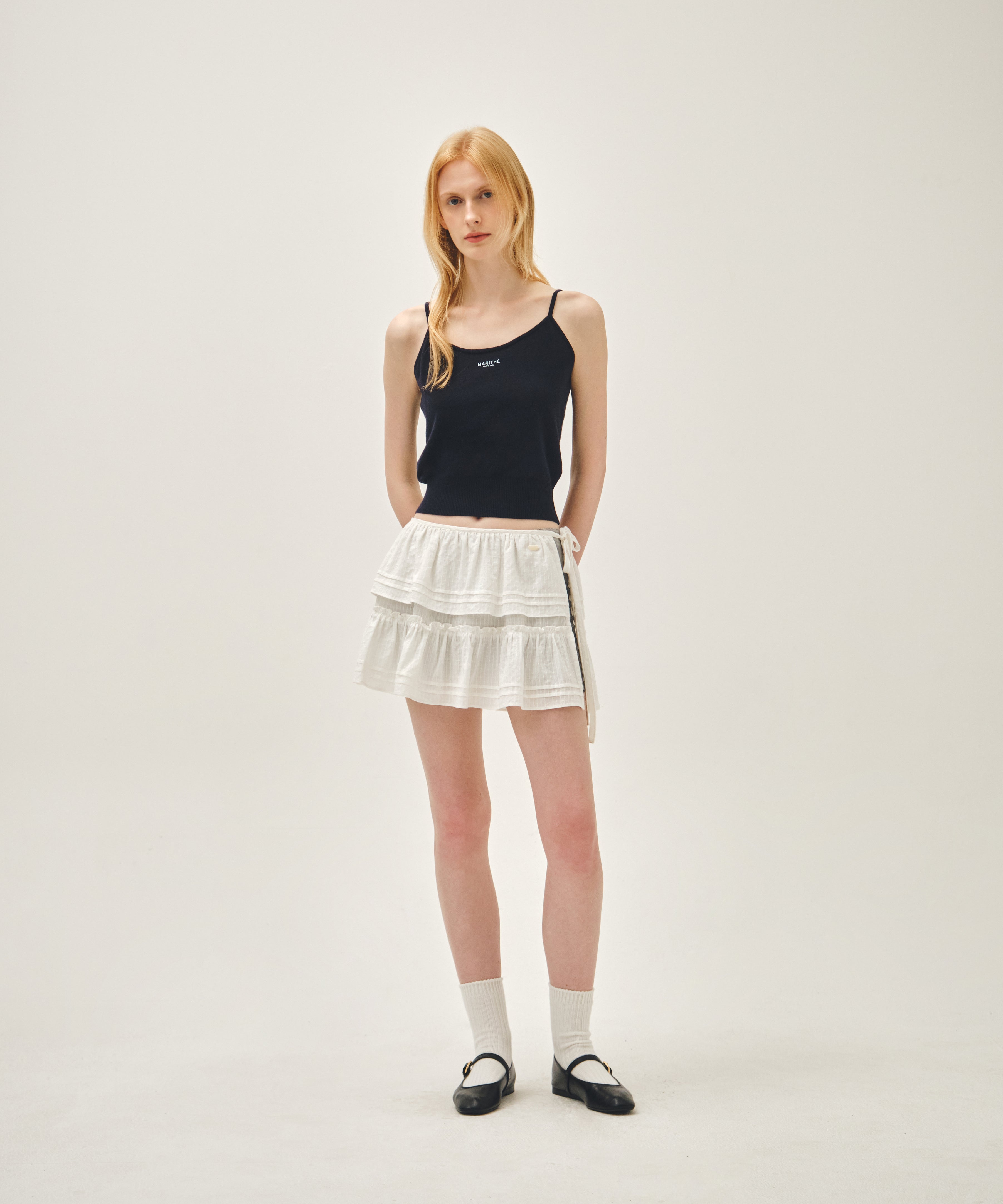 W BASIC KNIT CARDIGAN SETUP