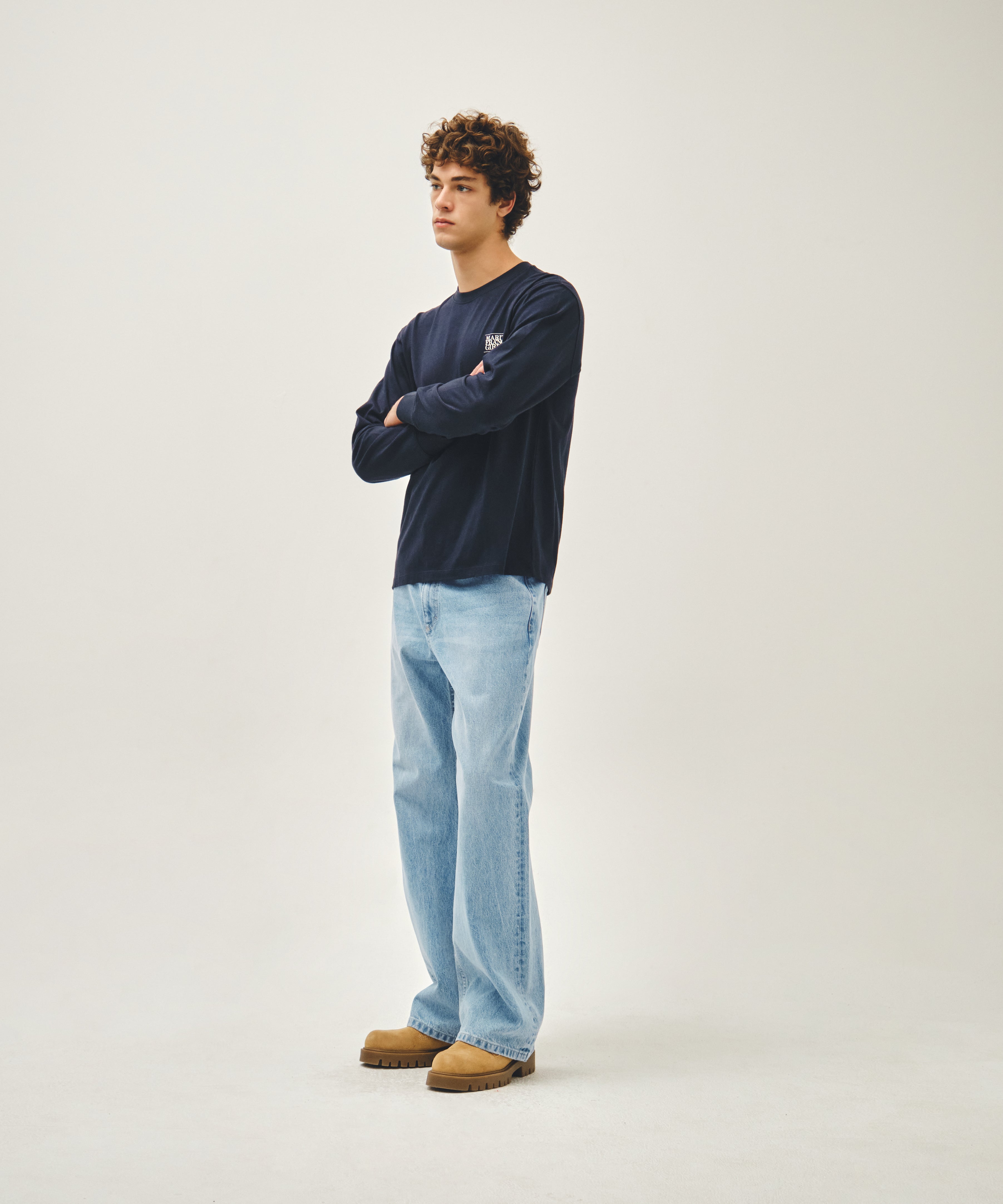 BACK CLASSIC LOGO LONG SLEEVE TEE