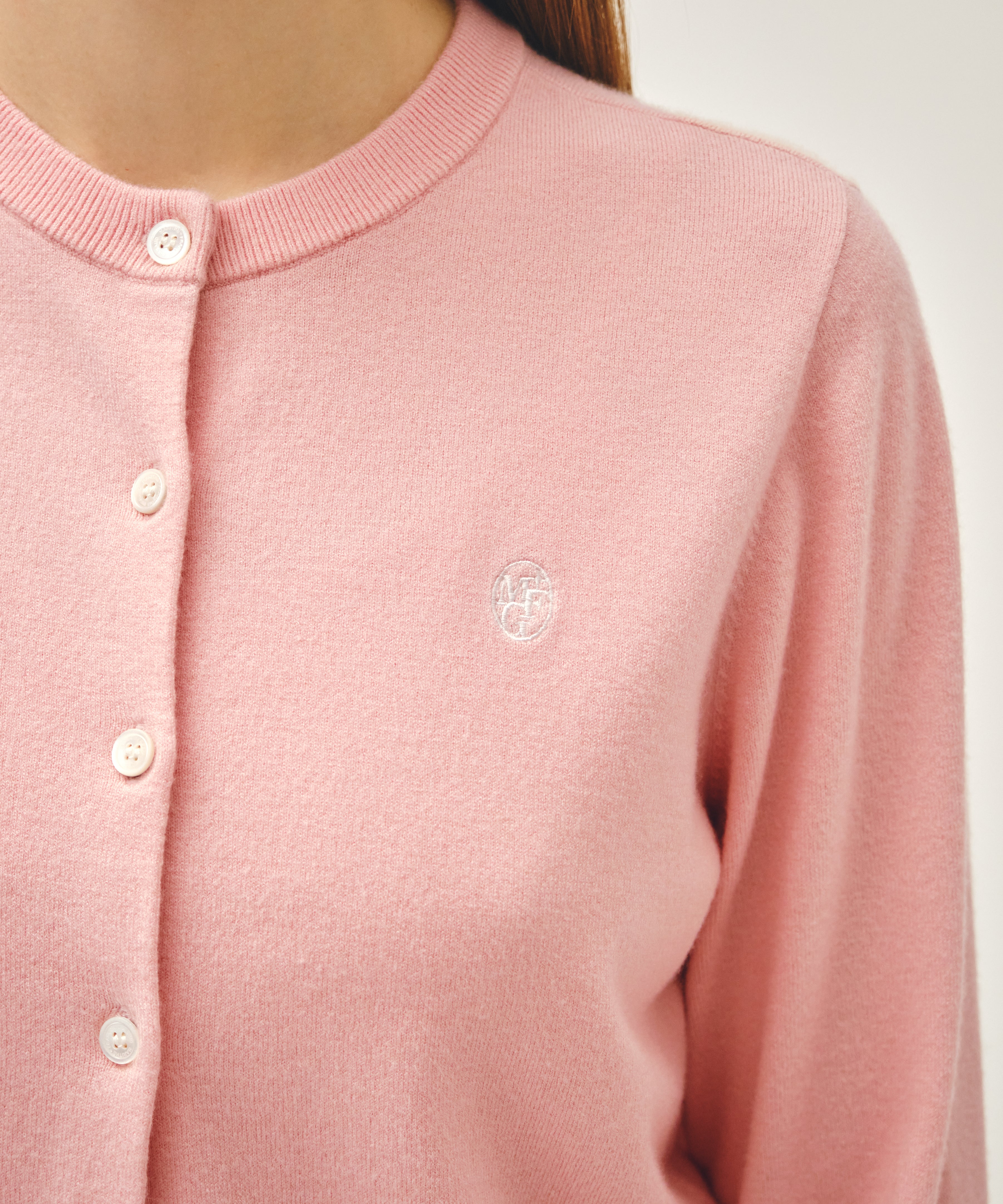 W BASIC KNIT CARDIGAN SETUP