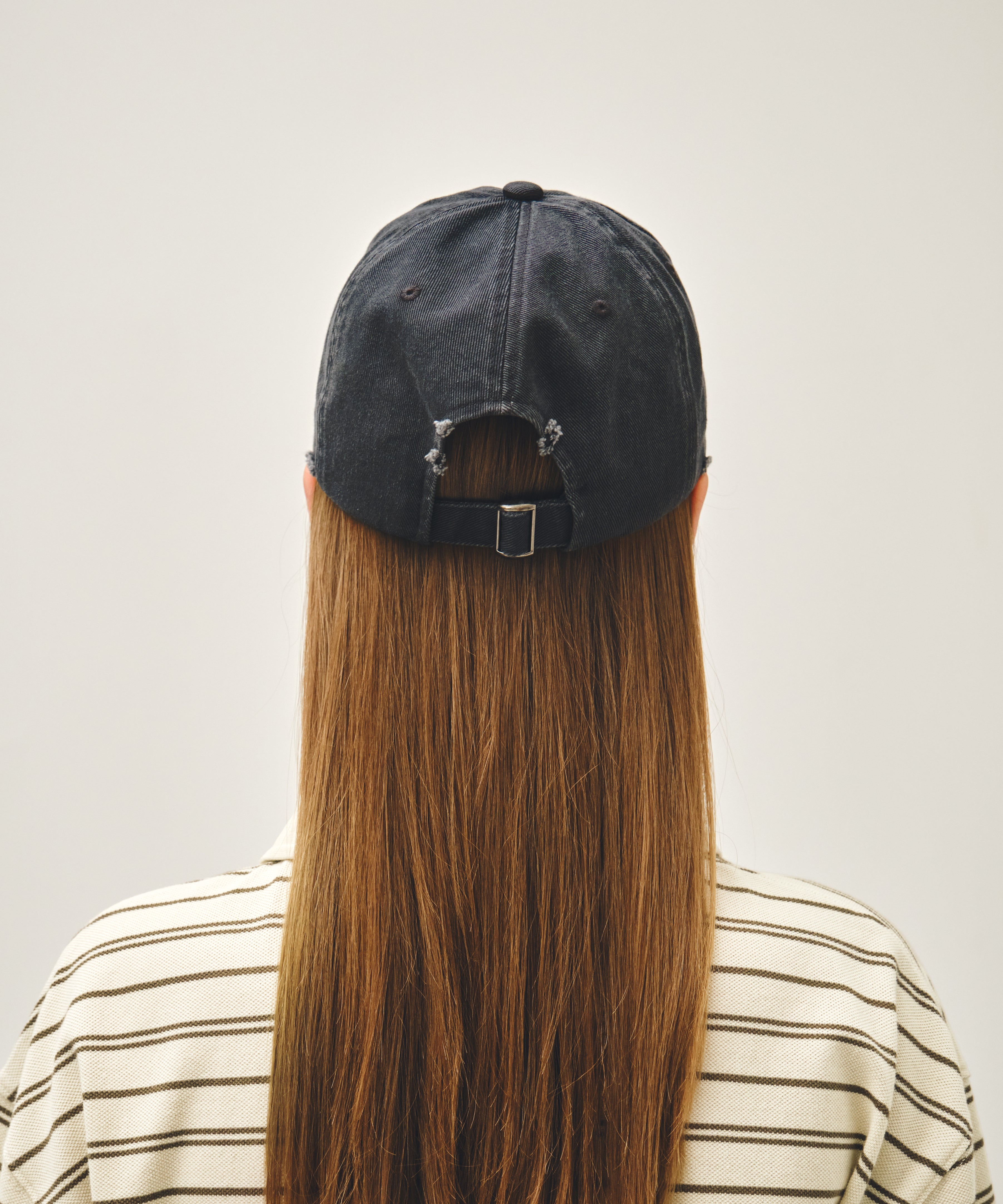 DRAWING CLASSIC LOGO DAMAGED COVERED CAP