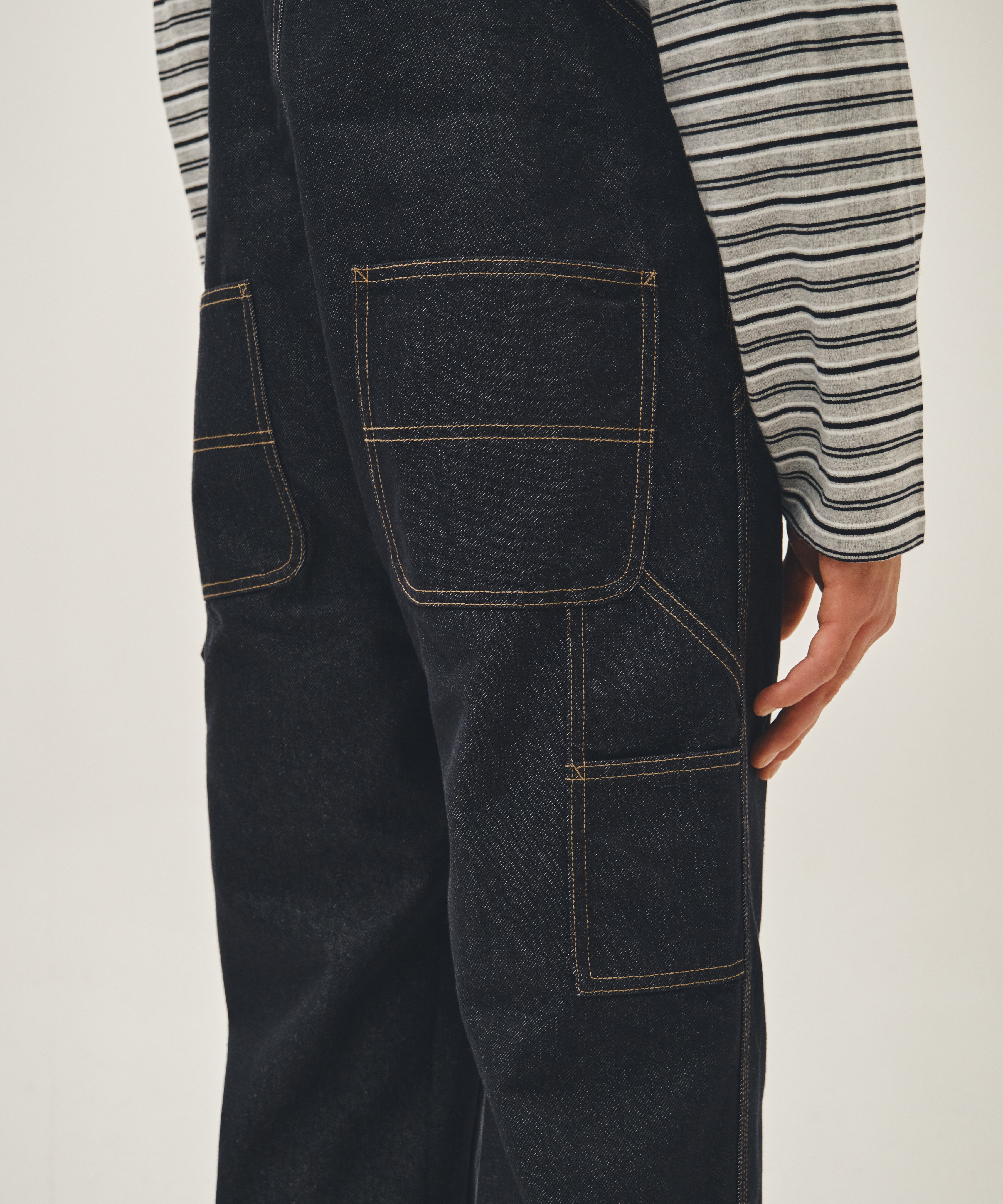 DENIM OVERALL PANTS