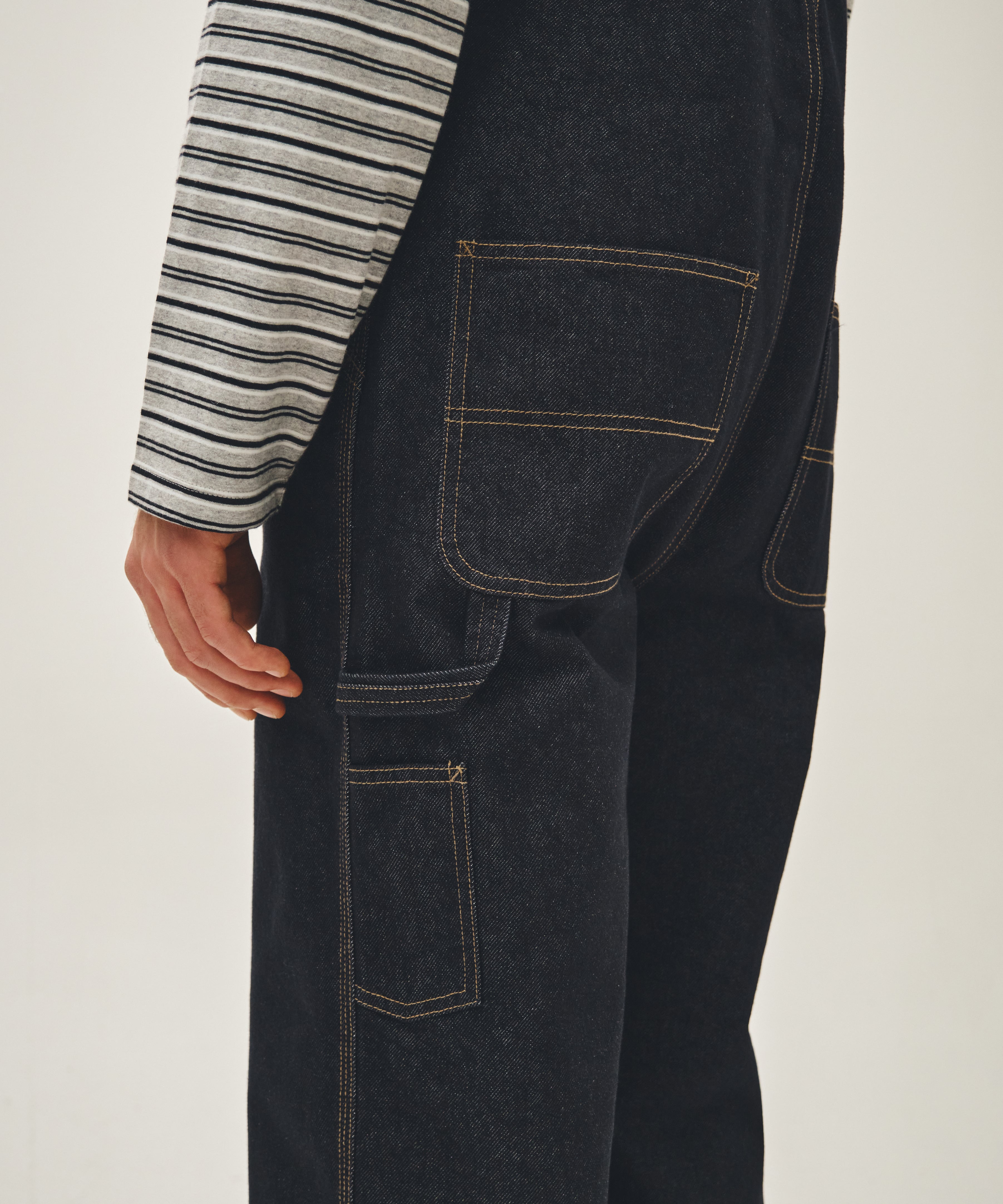 DENIM OVERALL PANTS