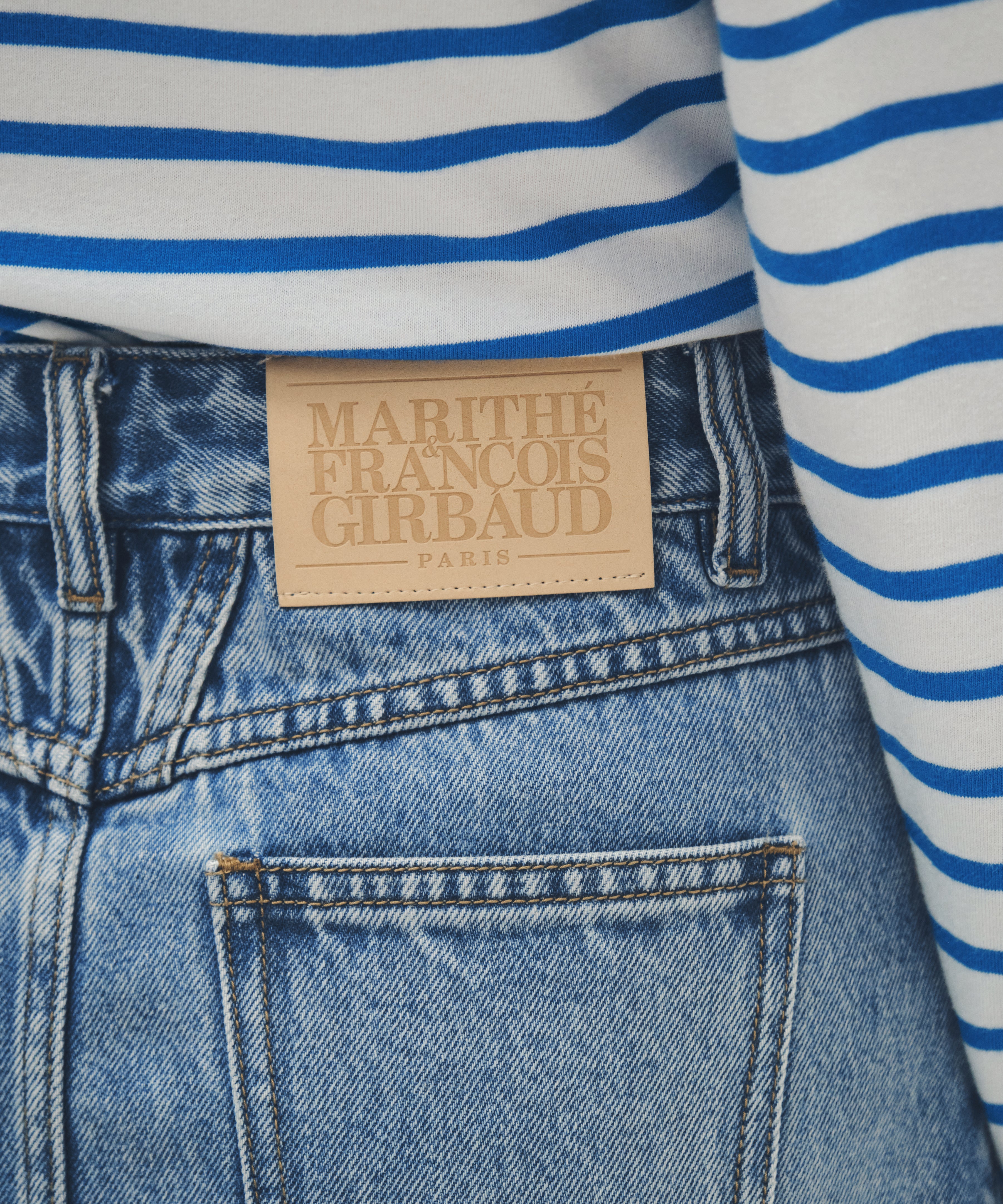 W DENIM MAXI SKIRT