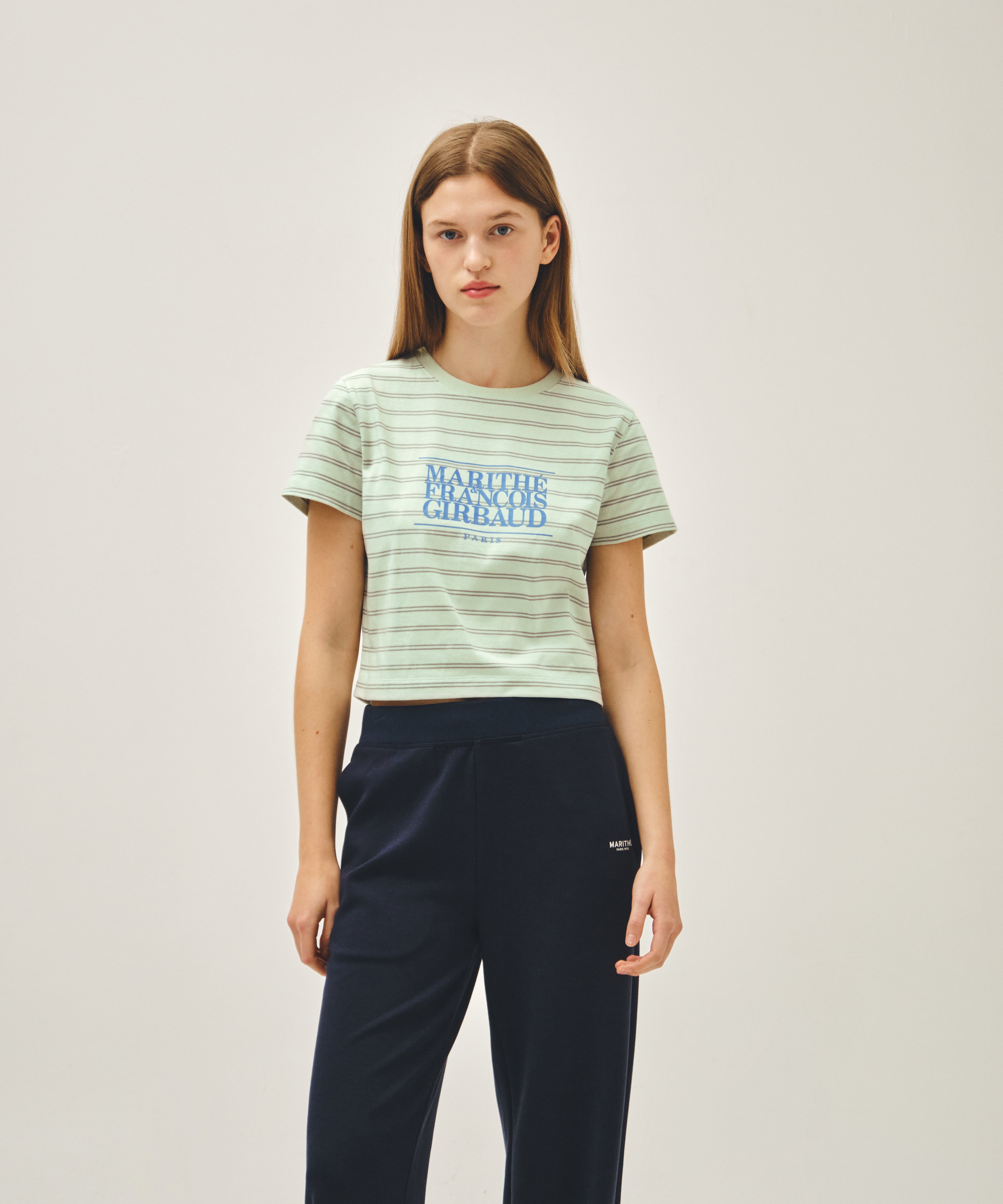 W CLASSIC LOGO CROP TEE