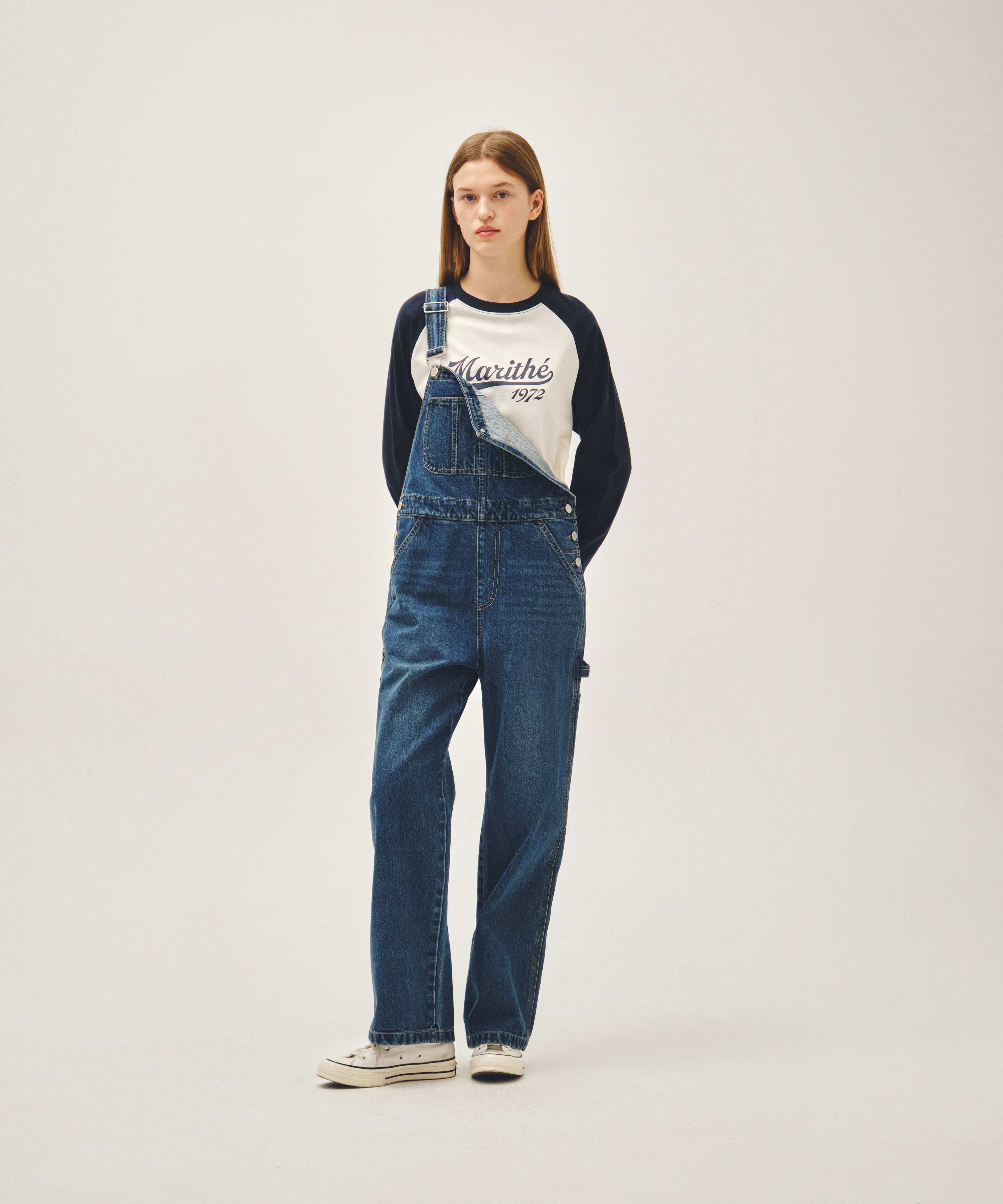 DENIM OVERALL PANTS