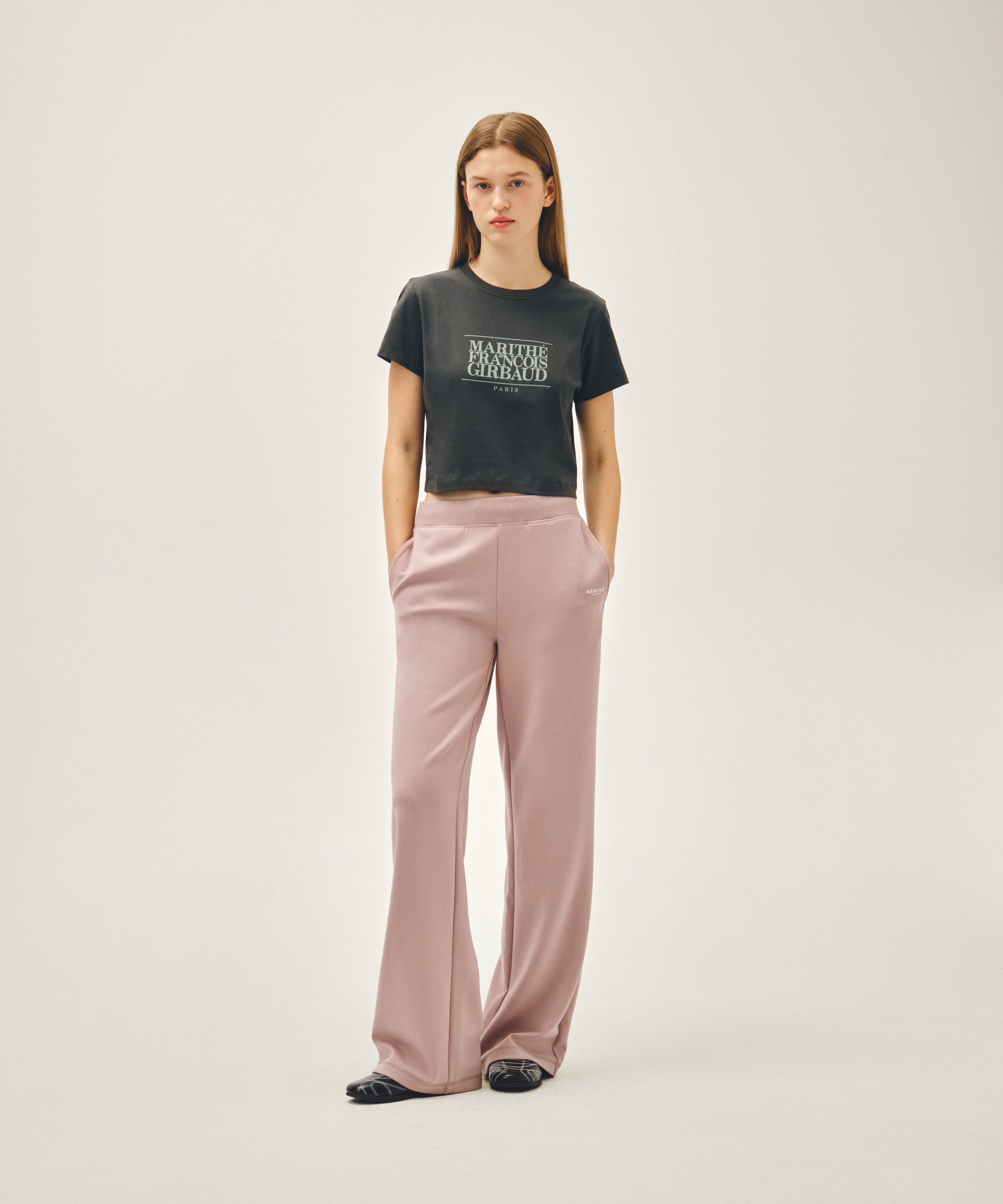 W CLASSIC LOGO CROP TEE