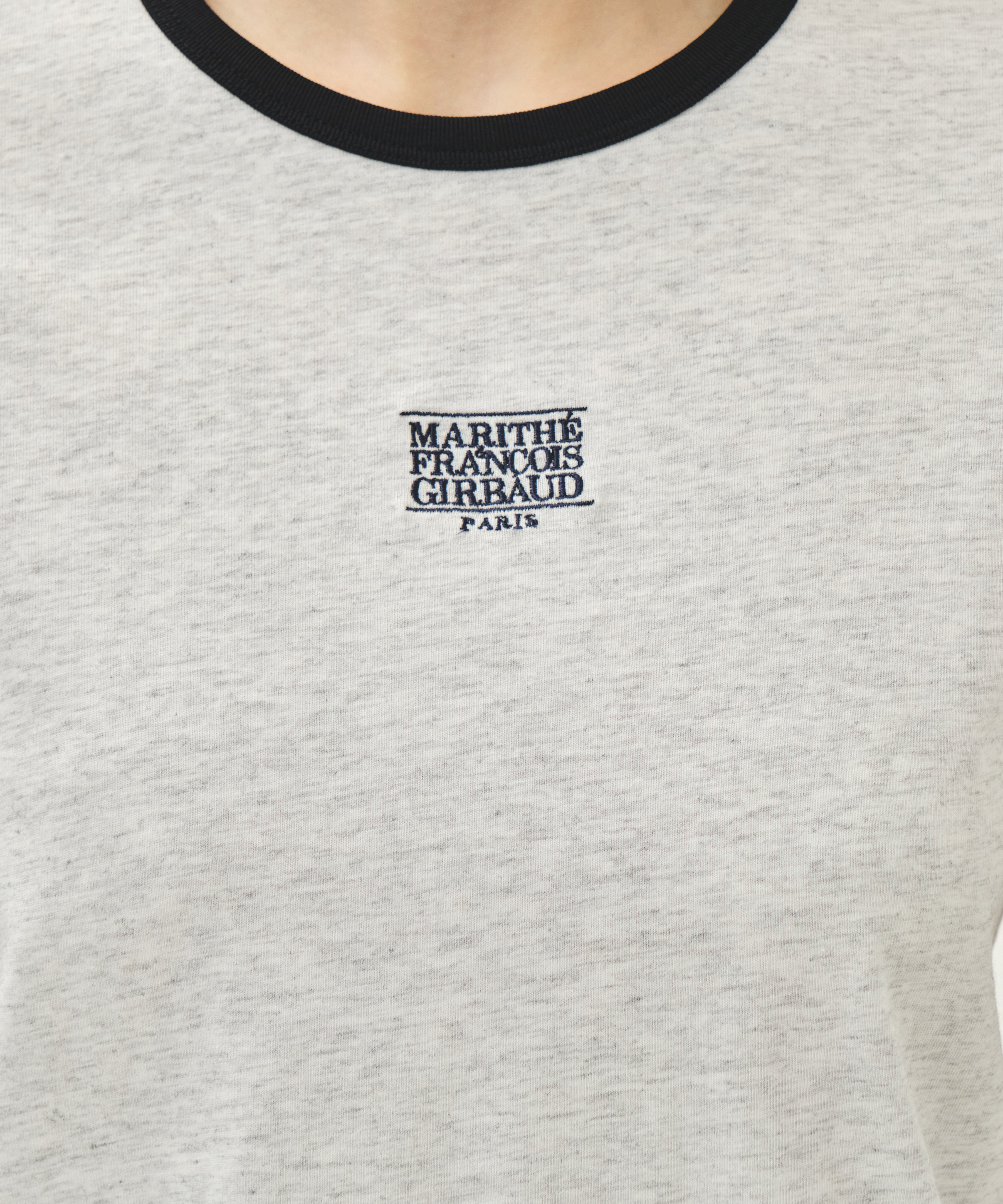 W CLASSIC LOGO RINGER TEE