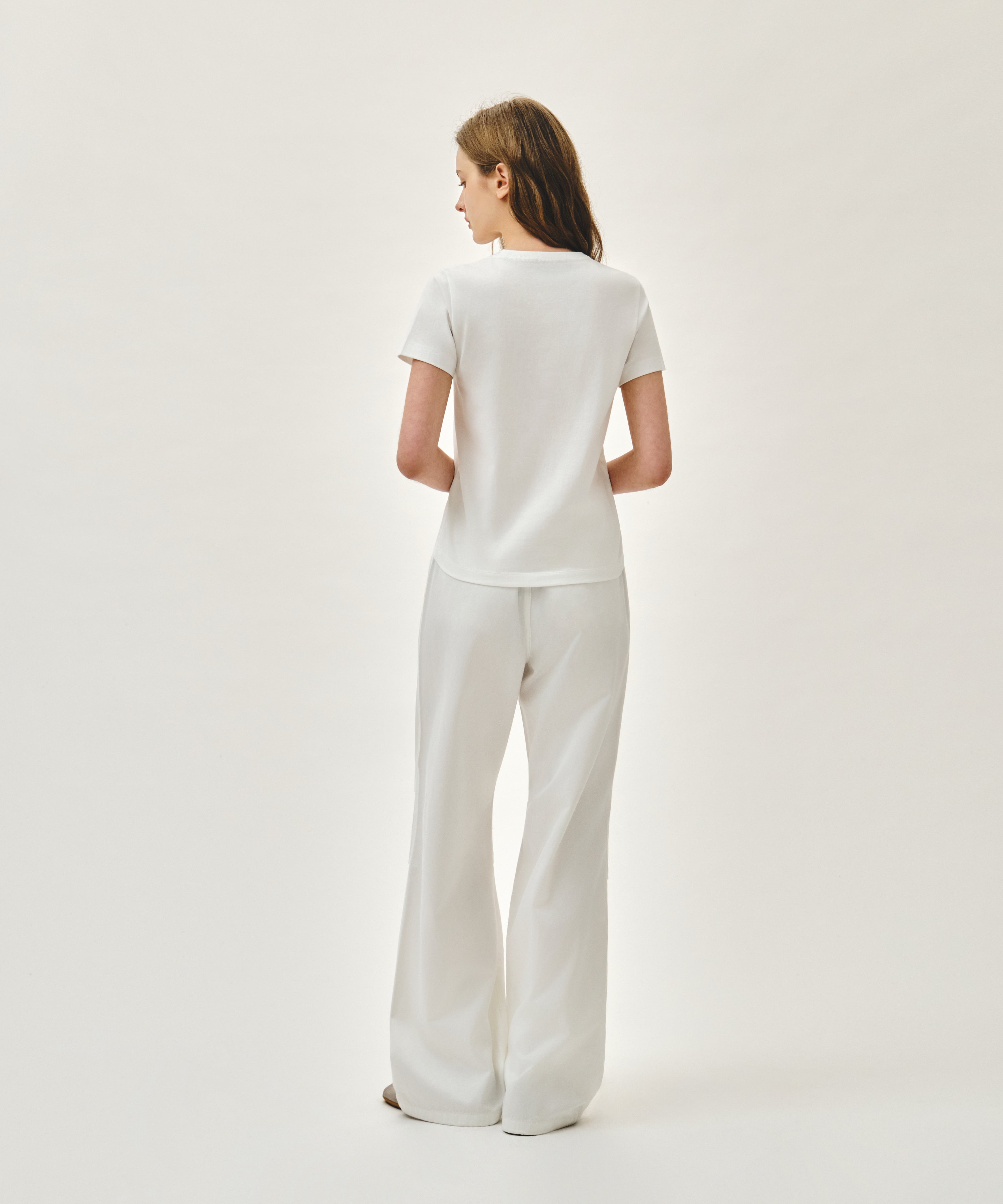 W SUMMER WIDE FIT DENIM PANTS