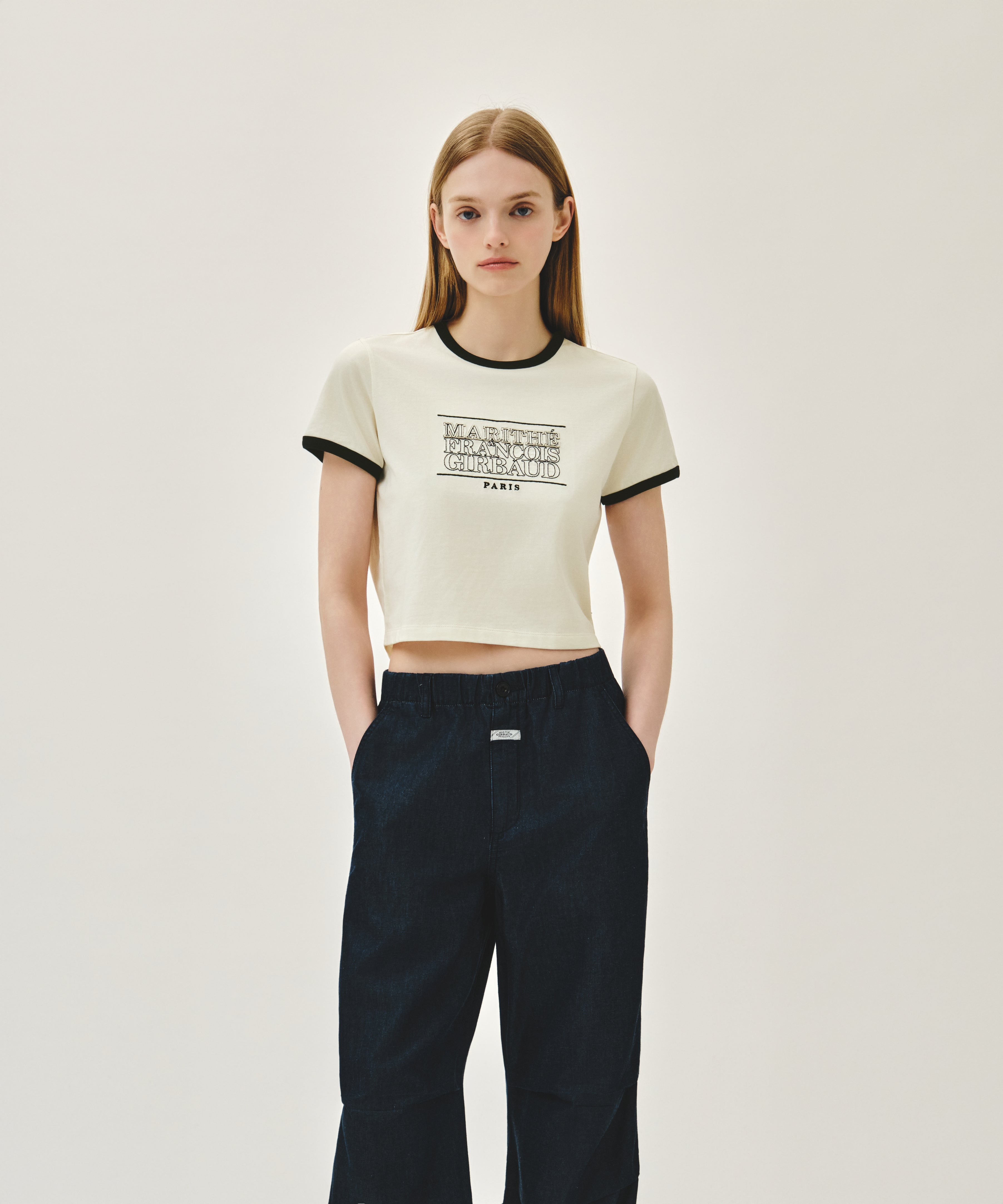 W SUMMER WIDE FIT DENIM PANTS