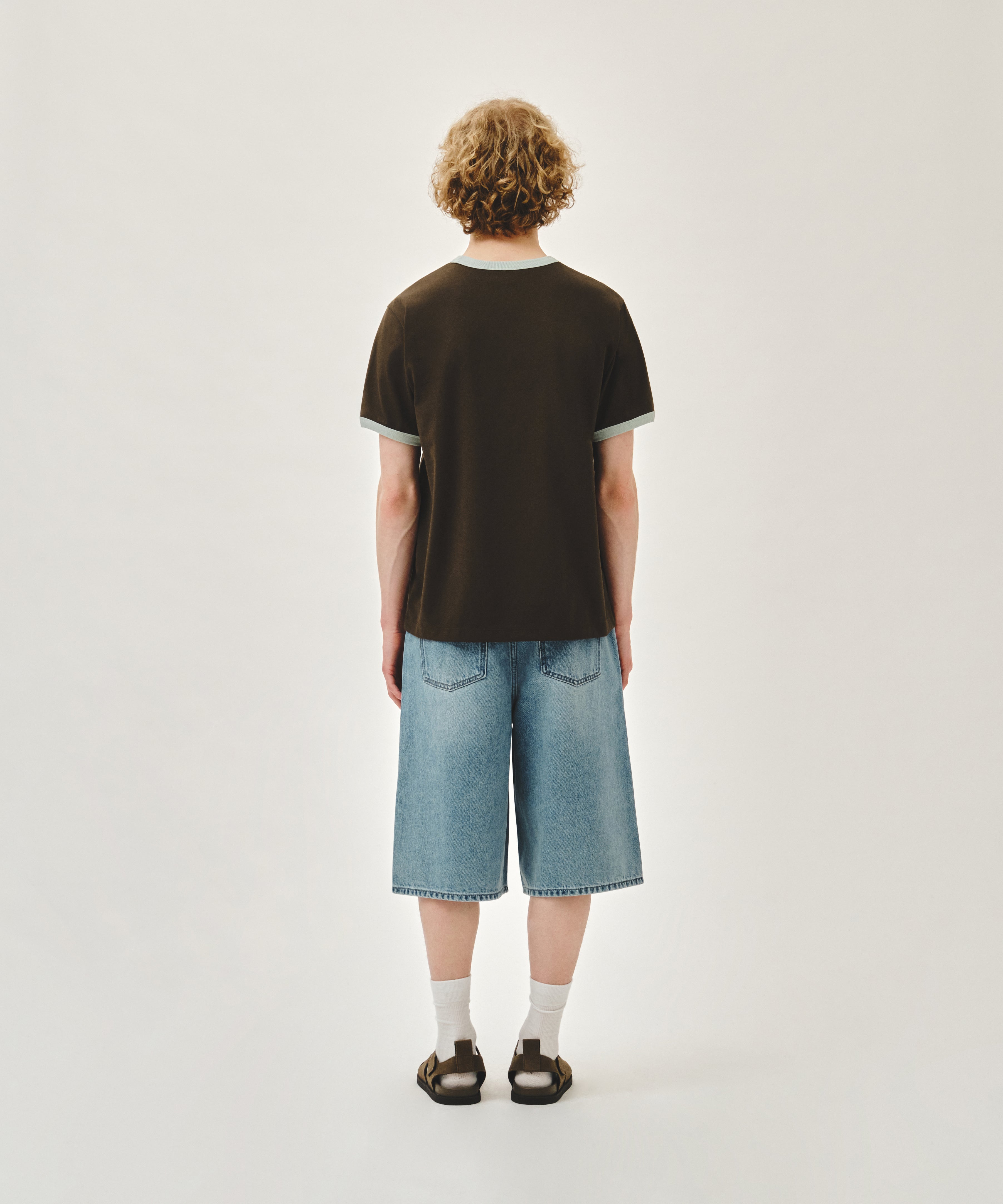 M BERMUDA DENIM PANTS