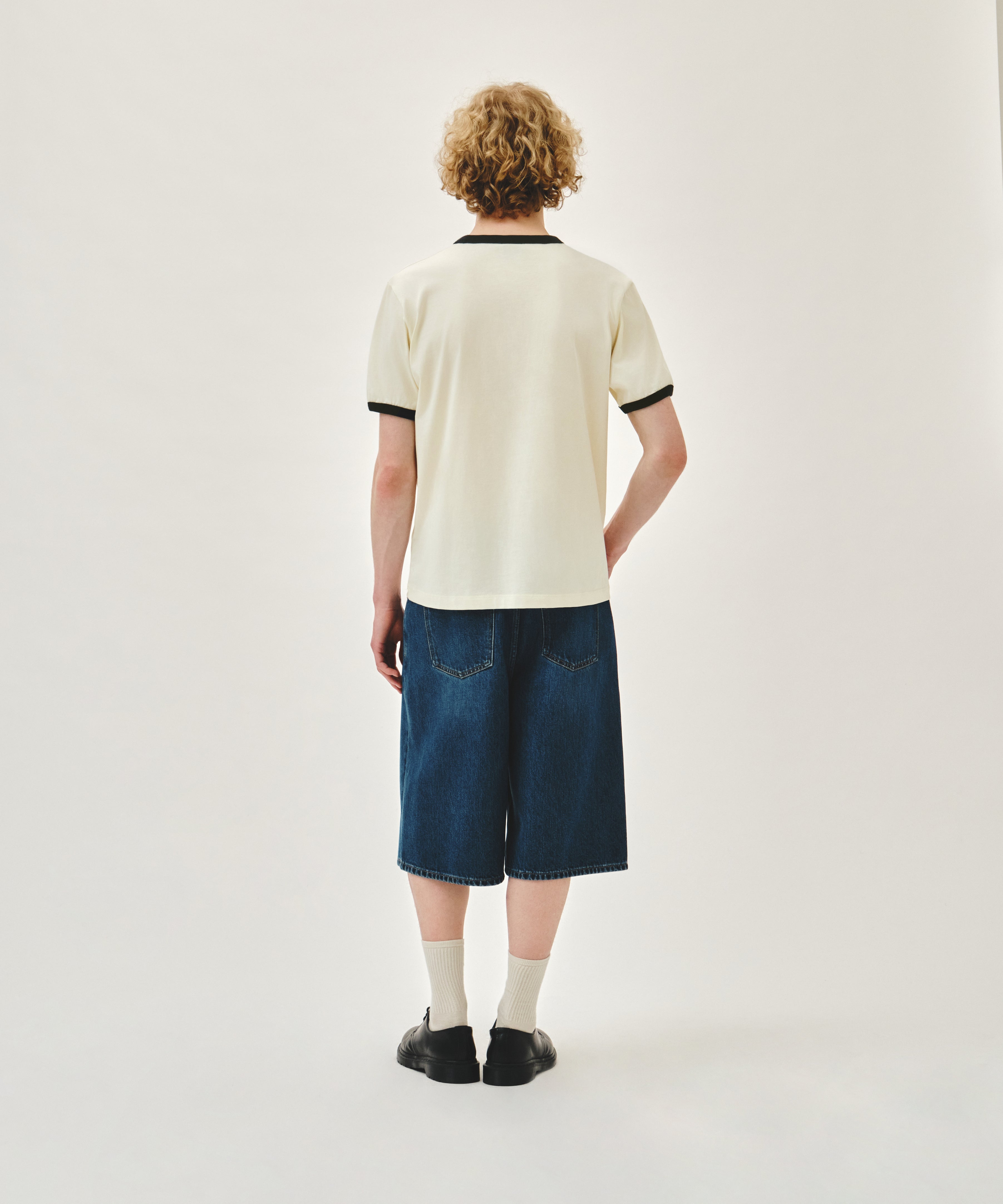 M BERMUDA DENIM PANTS
