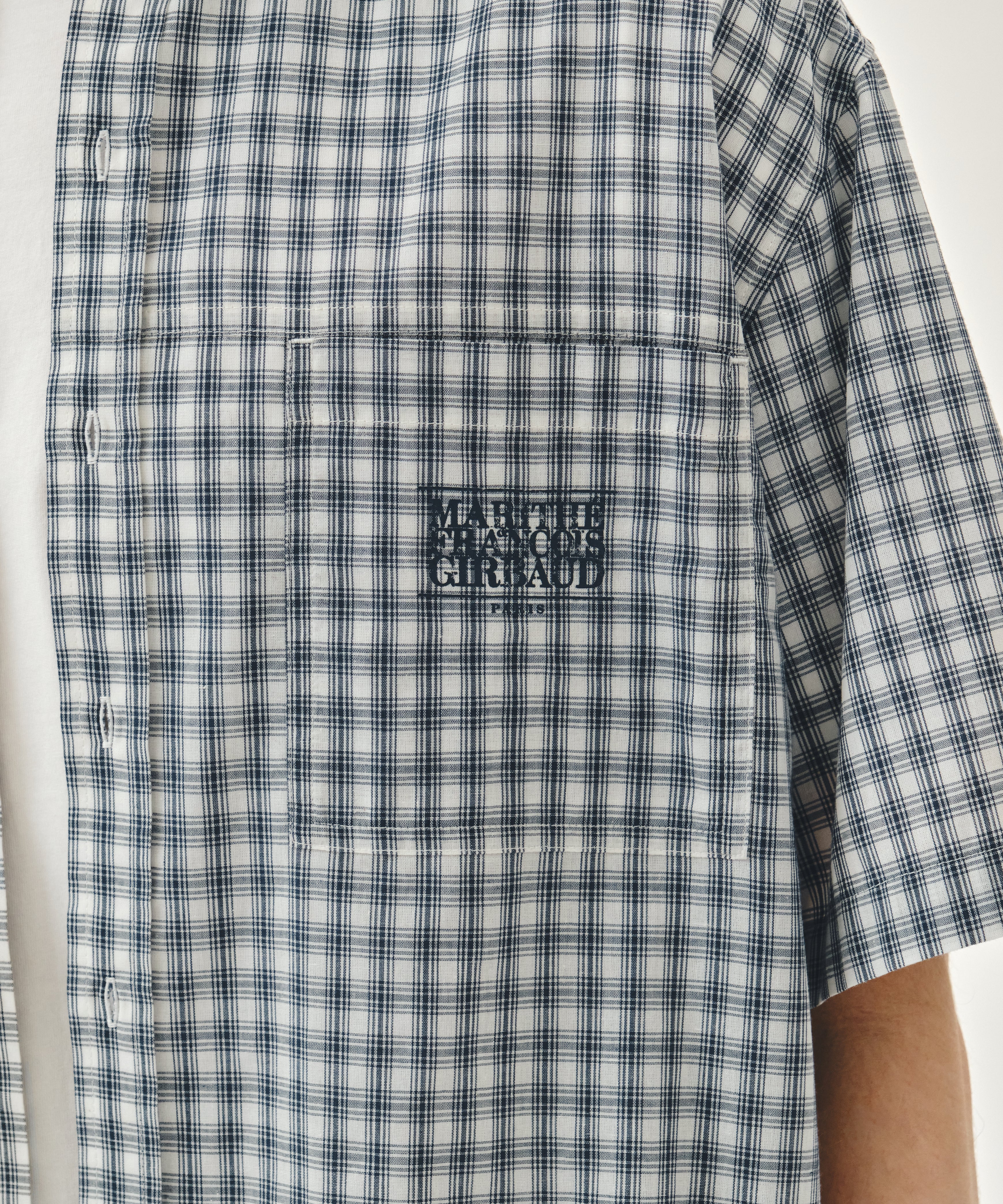 M CHECK HALF SLEEVE SHIRT