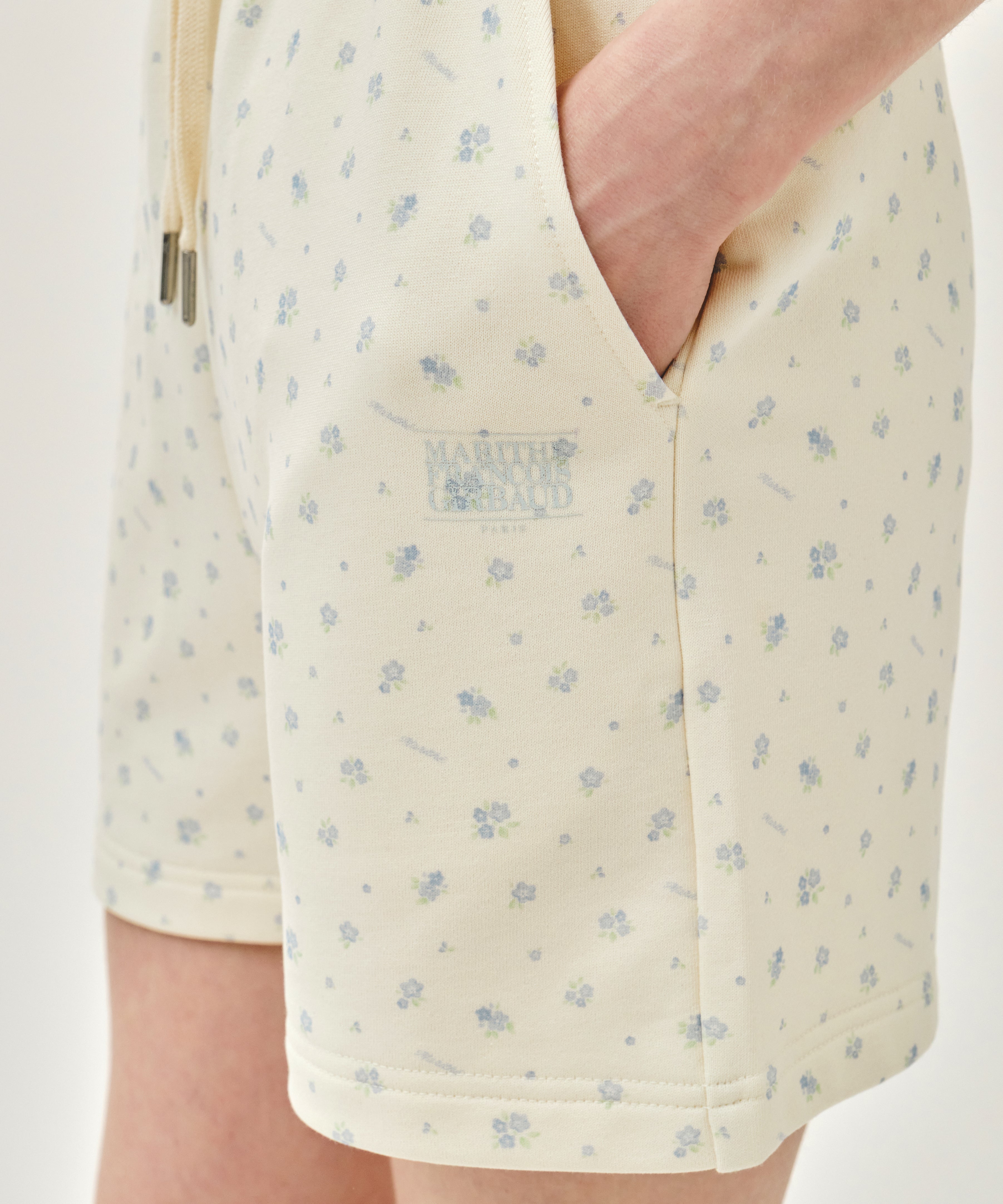 W VINTAGE CLASSIC LOGO SWEAT SHORTS