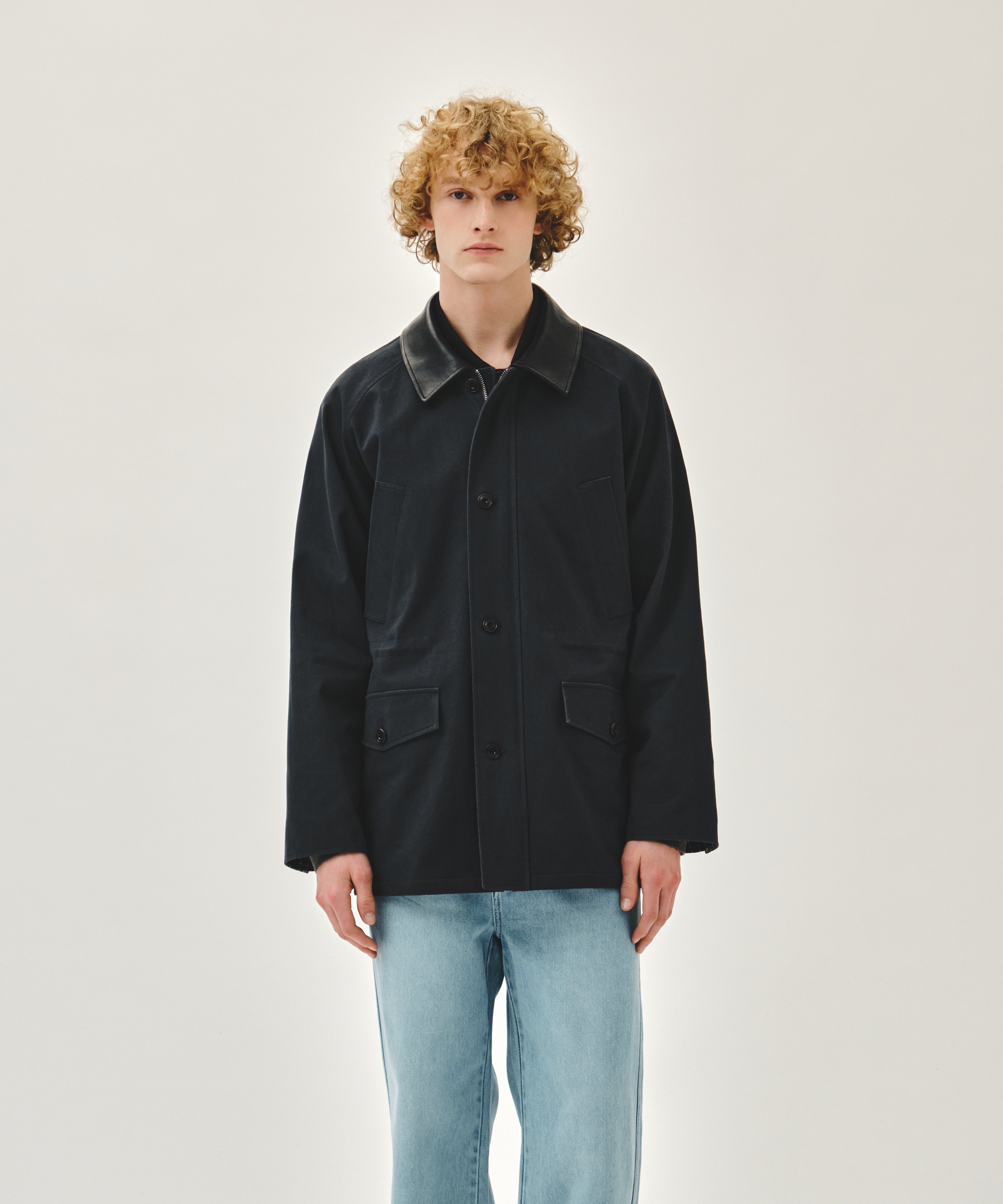 COTTON WASHED HUNTING JACKET