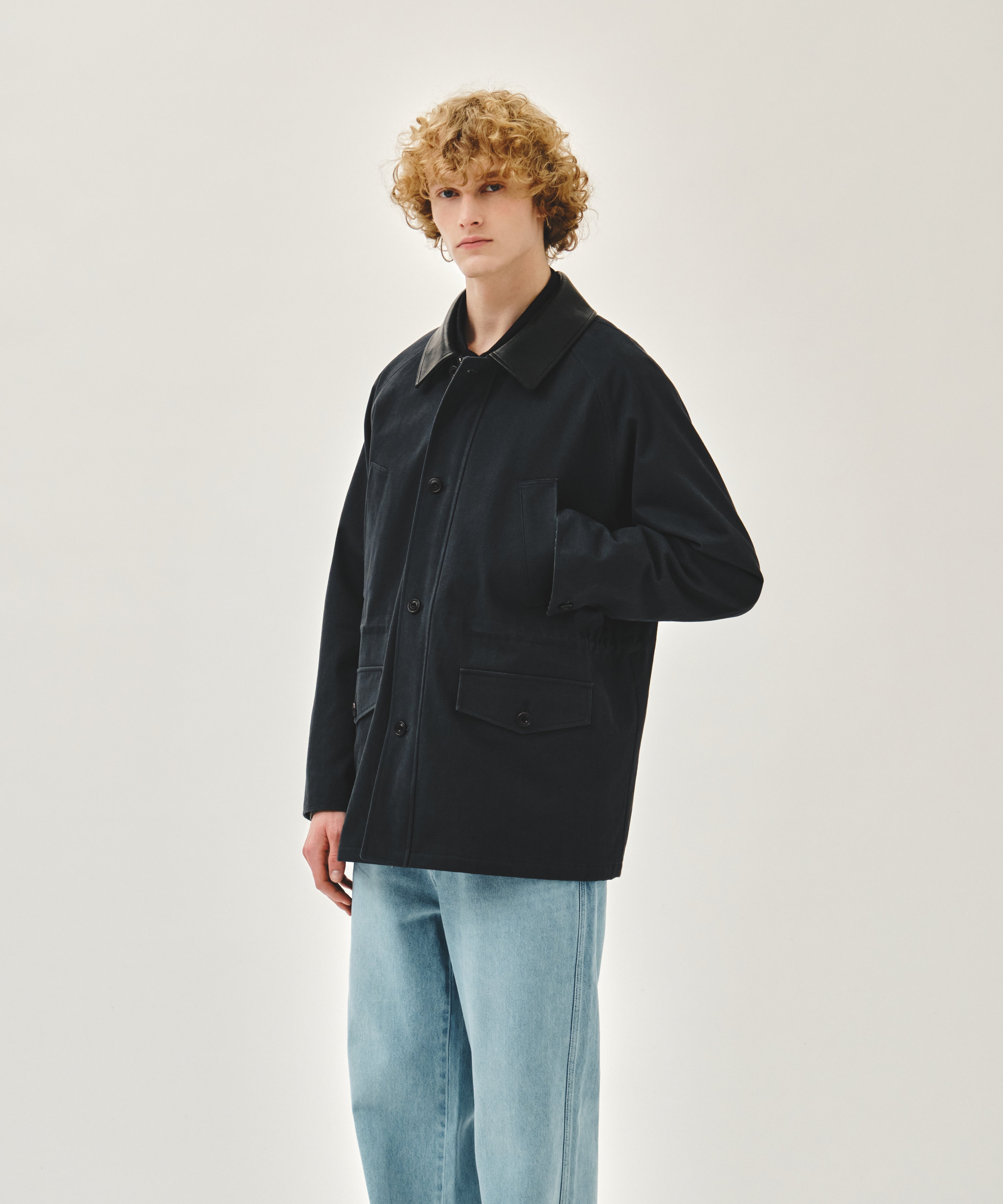 COTTON WASHED HUNTING JACKET