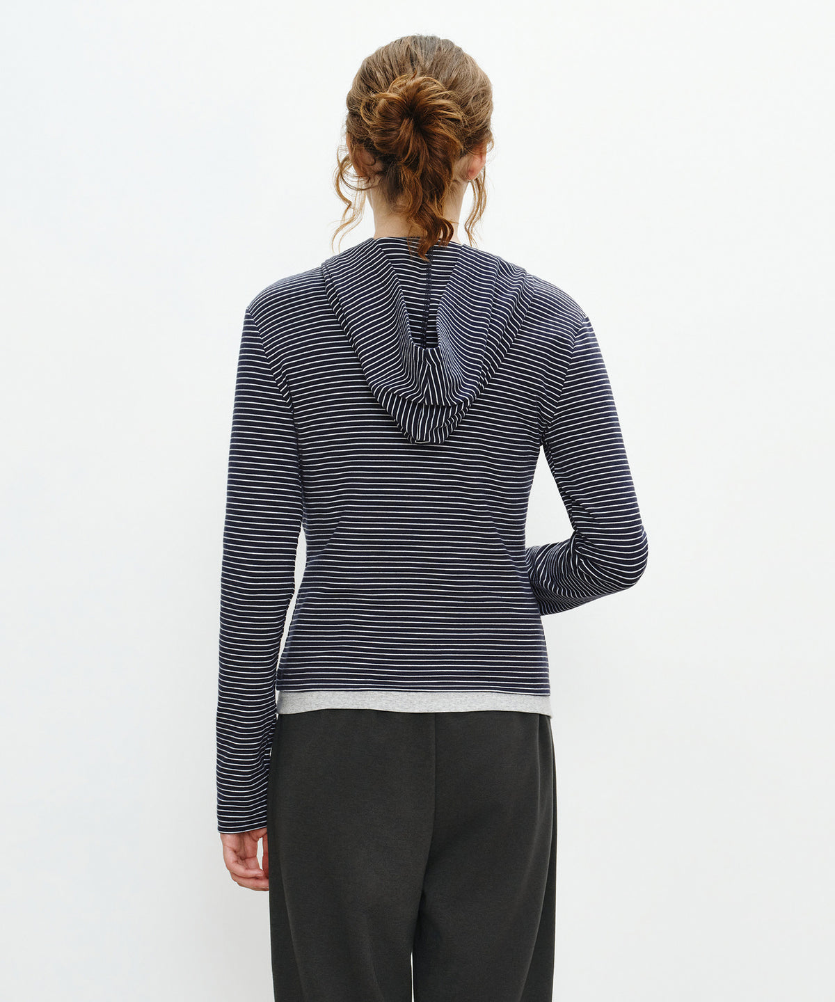 W BASIC HOODIE LONG SLEEVE