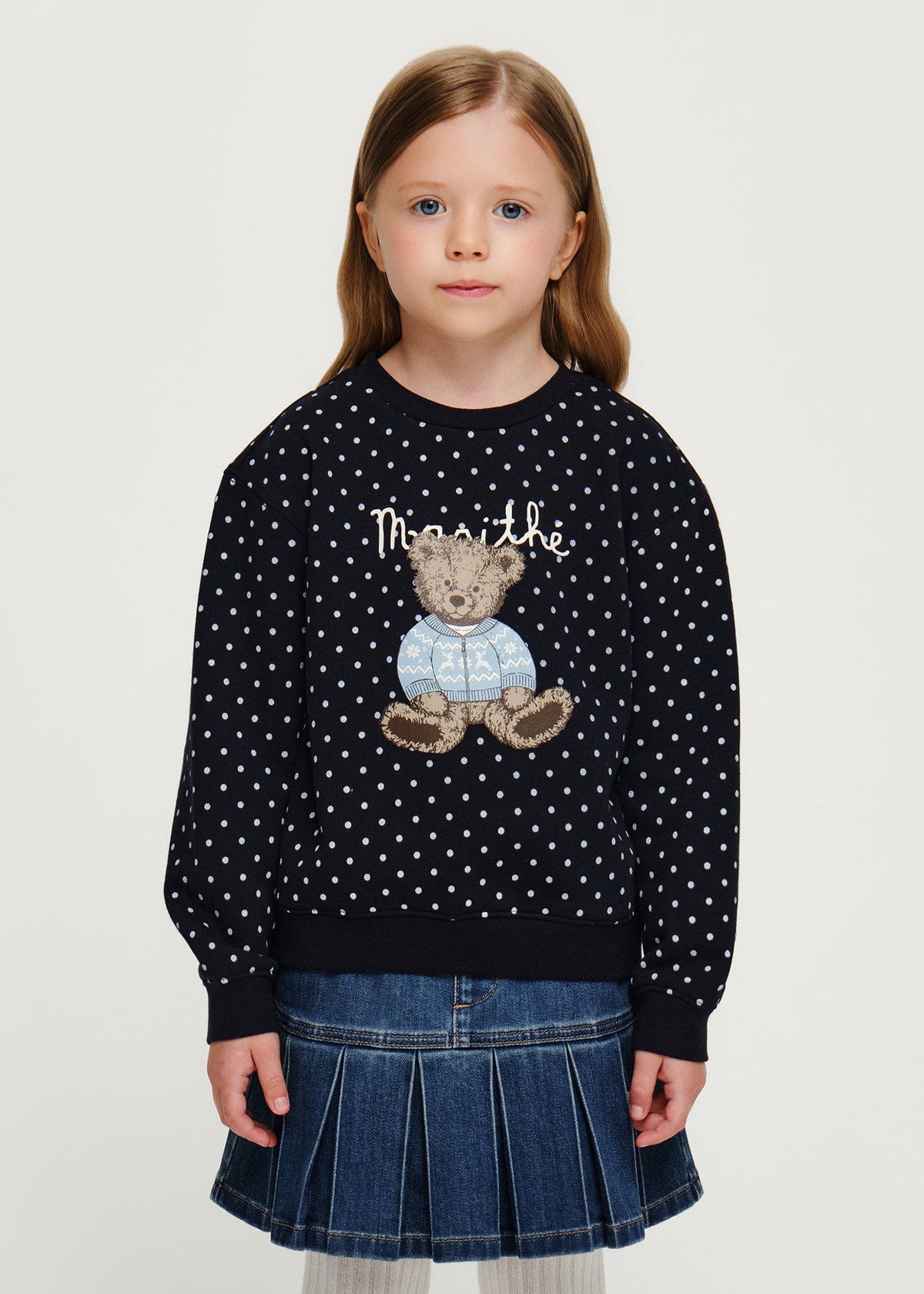 KIDS NORDIC BEAR SWEATSHIRT(BRUSHED)