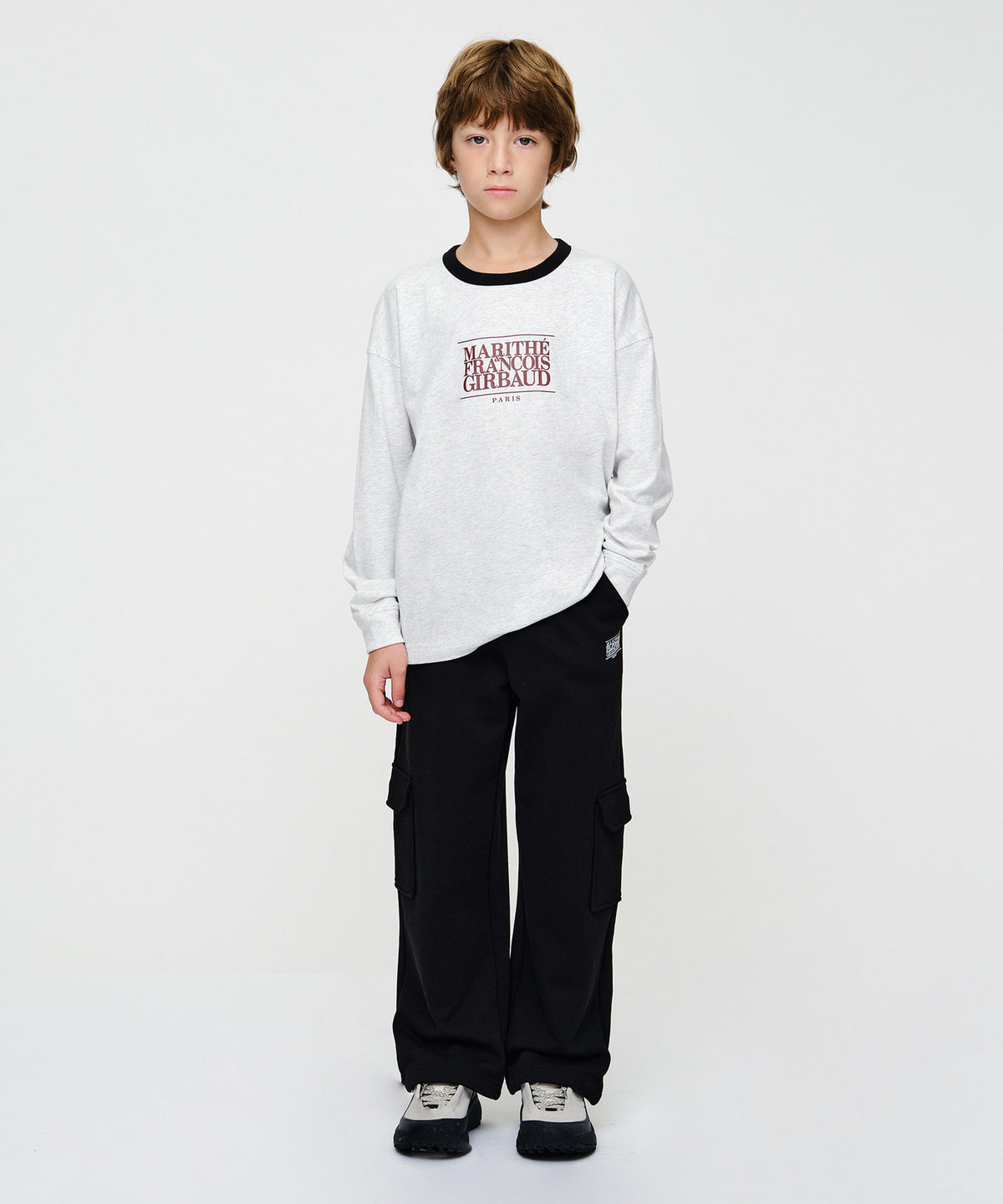 KIDS CLASSIC LOGO LONG SLEEVE RINGER TEE