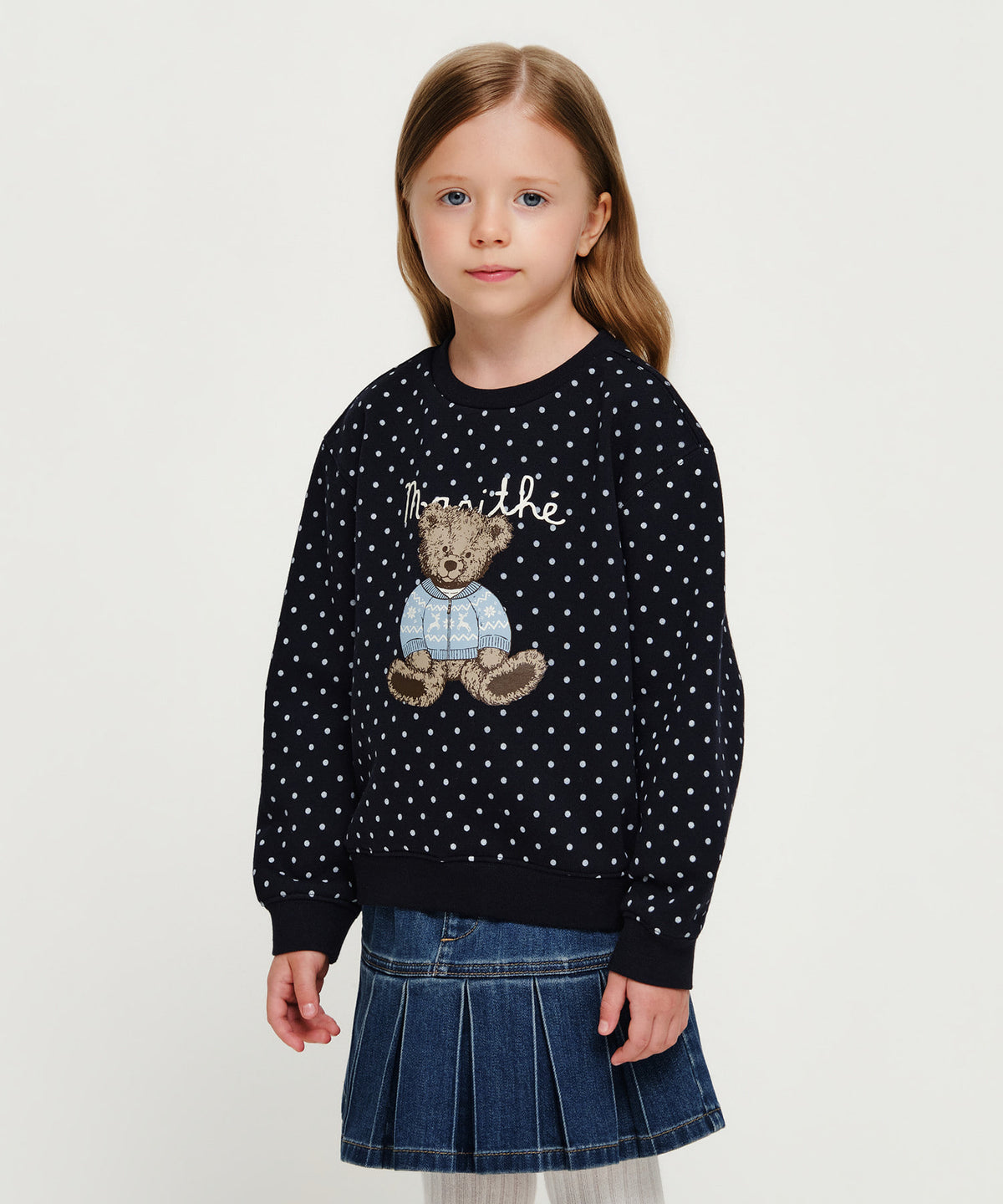 KIDS NORDIC BEAR SWEATSHIRT(BRUSHED)