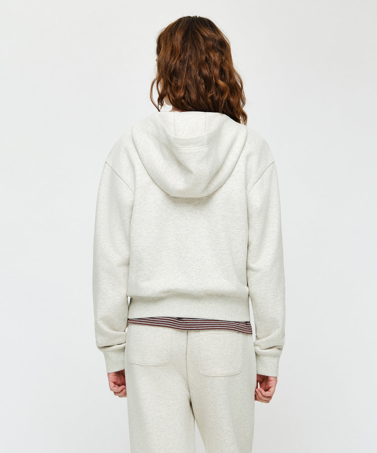 W SMALL CLASSIC LOGO HOODIE ZIPUP