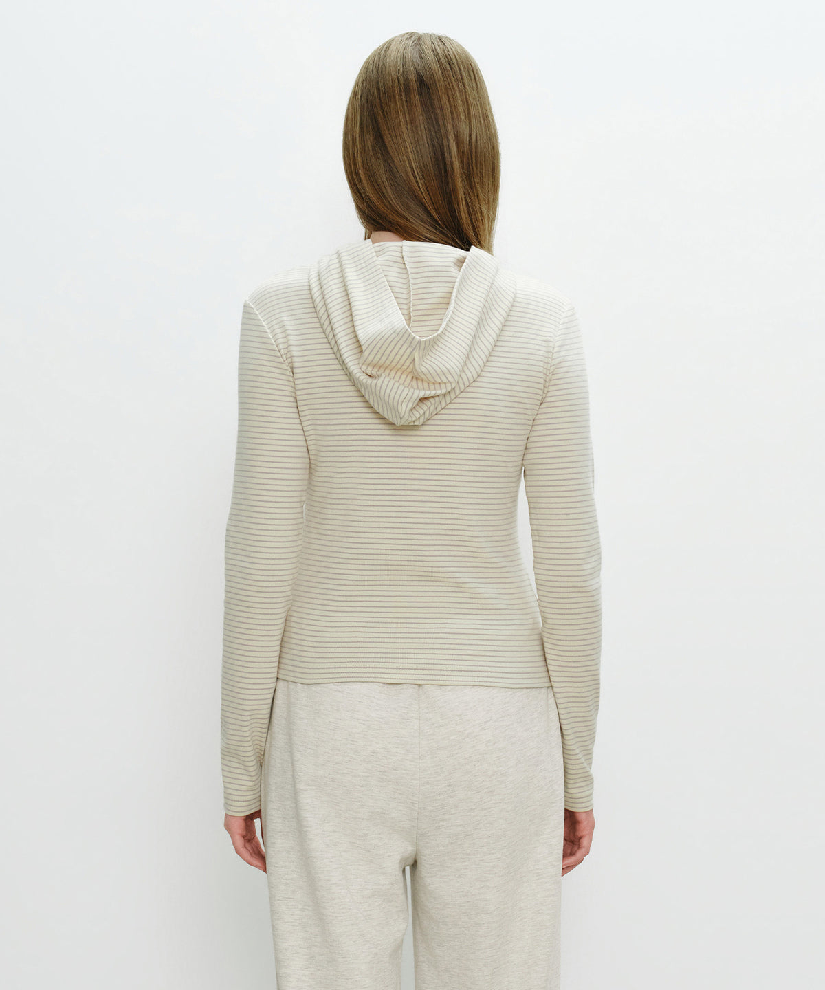 W BASIC HOODIE LONG SLEEVE