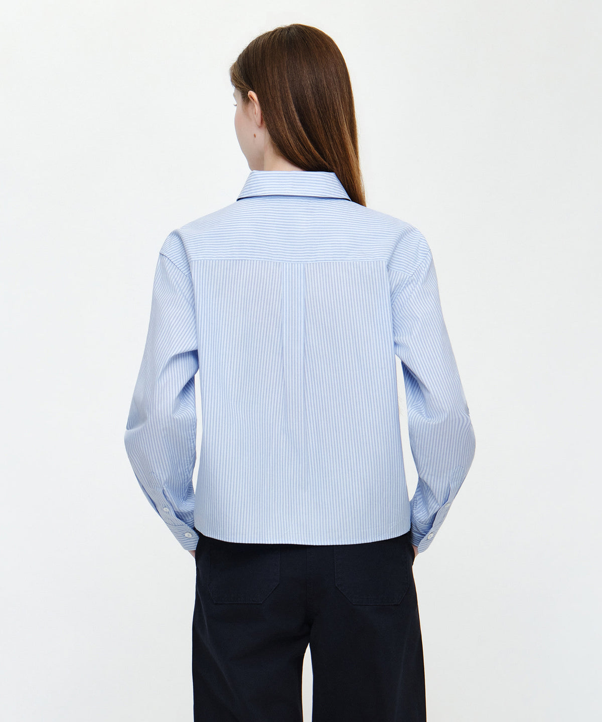 W MICRO CLASSIC LOGO COTTON SHIRT
