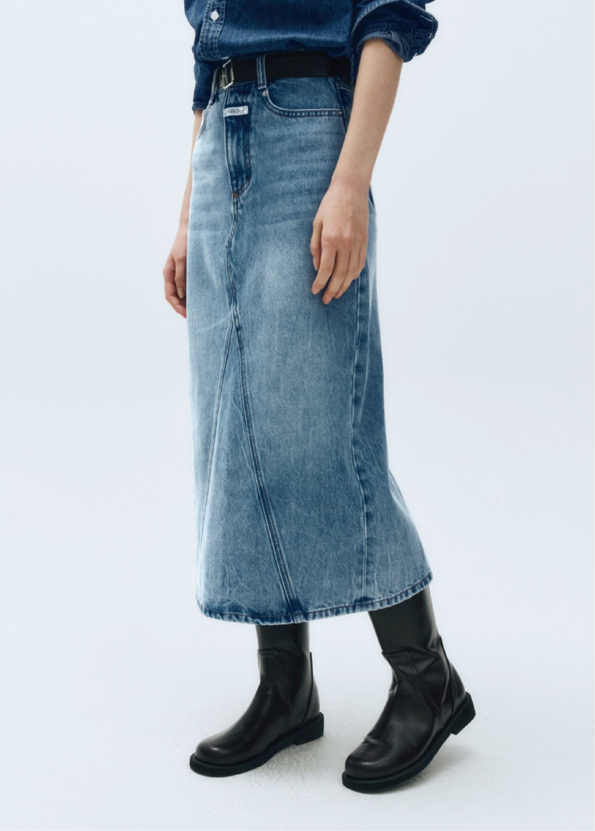 W DENIM SKIRT