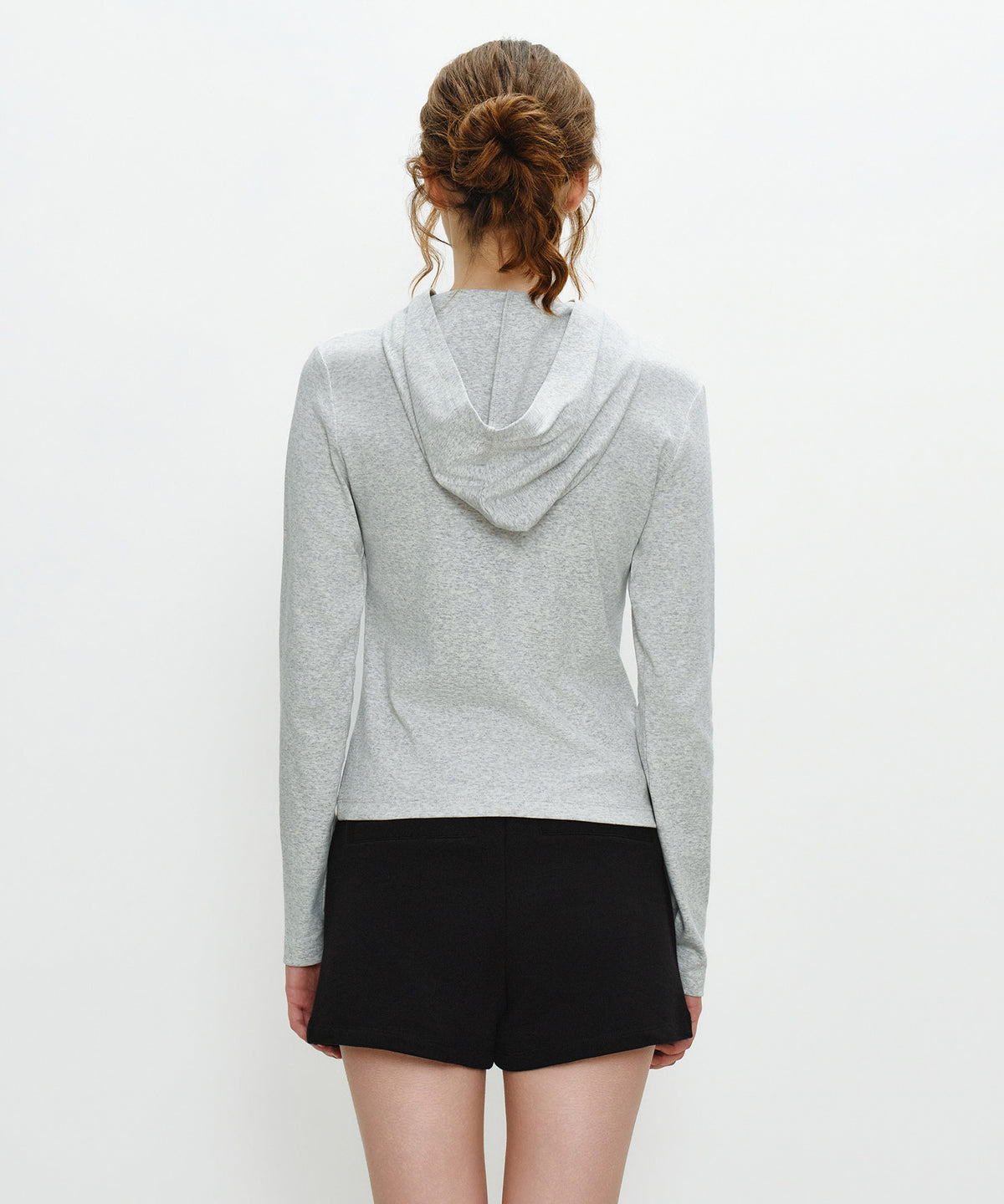 W BASIC HOODIE LONG SLEEVE