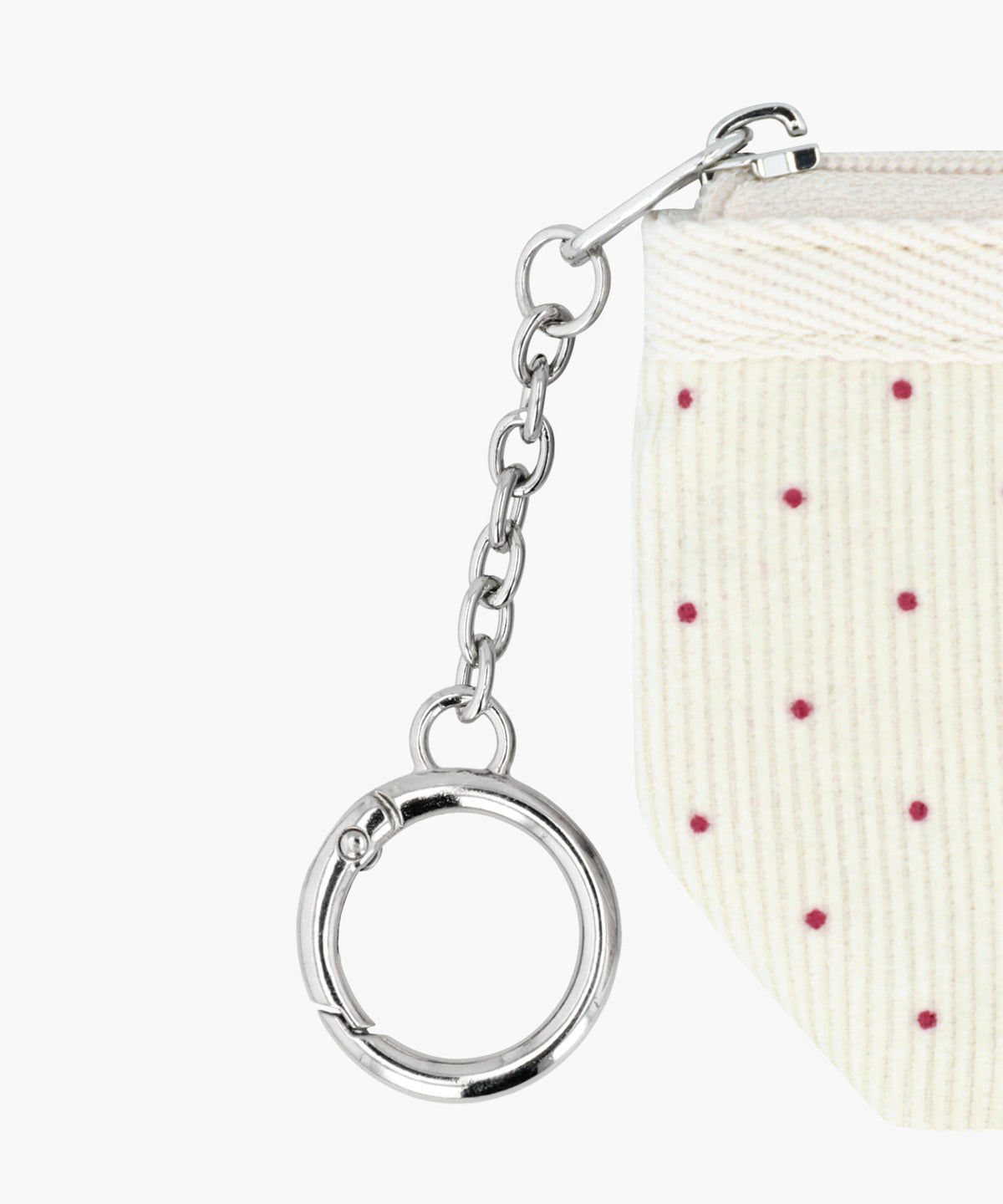 MINI CORDUROY POUCH KEYRING