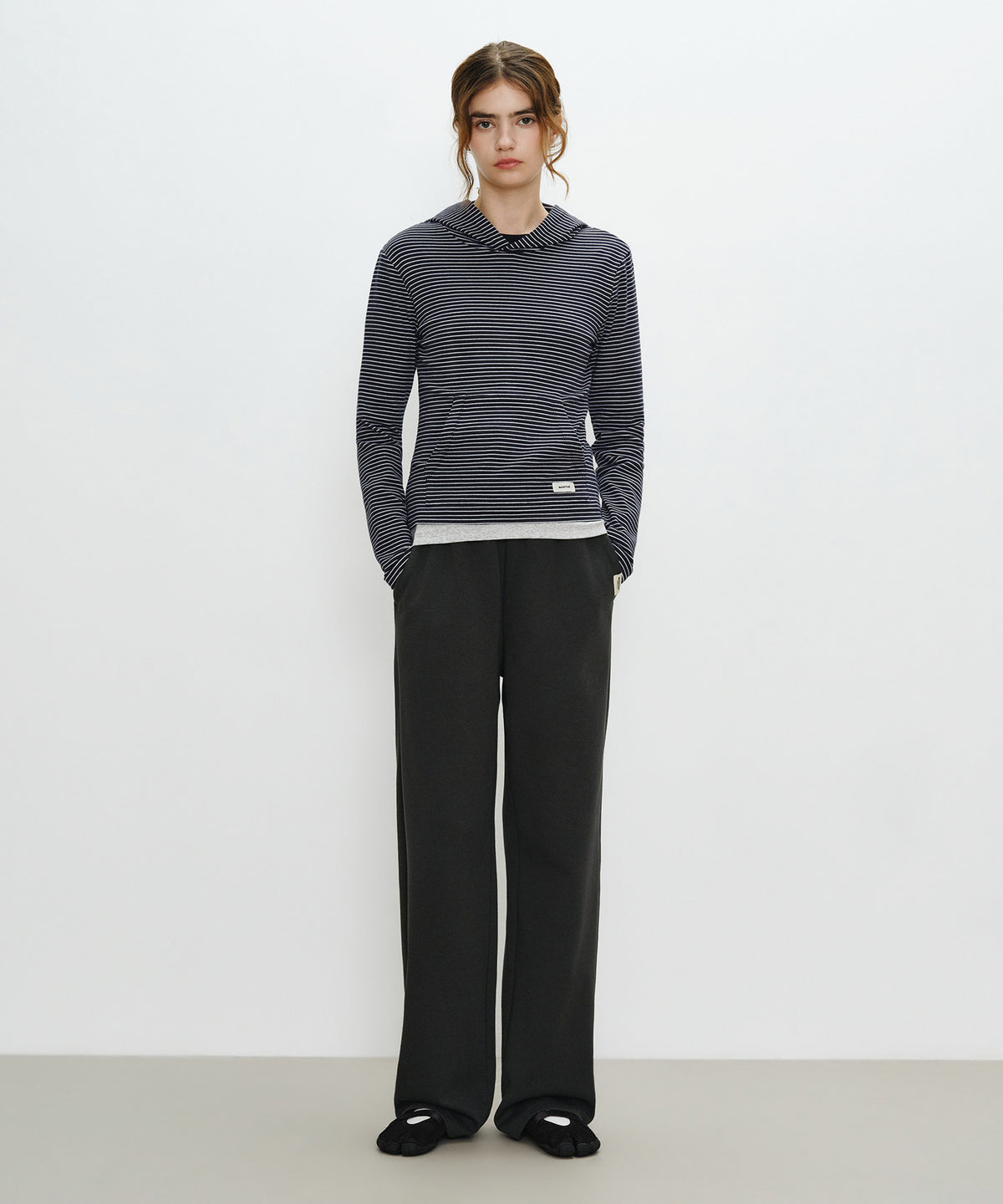 W BASIC HOODIE LONG SLEEVE