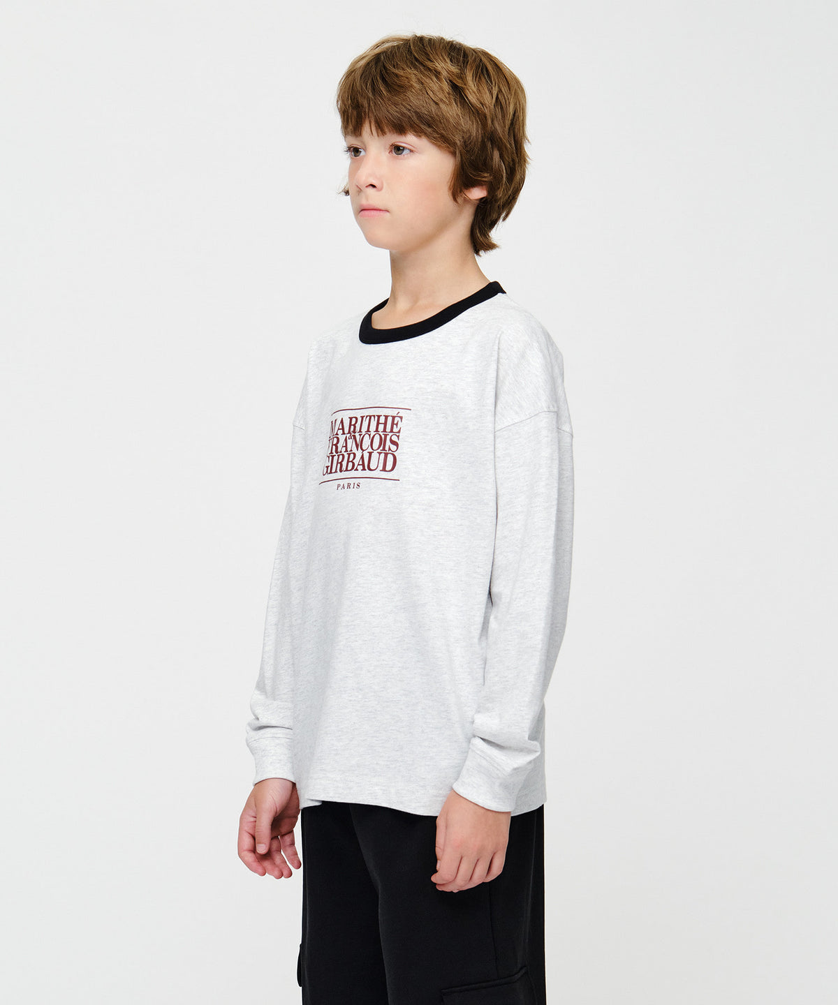 KIDS CLASSIC LOGO LONG SLEEVE RINGER TEE