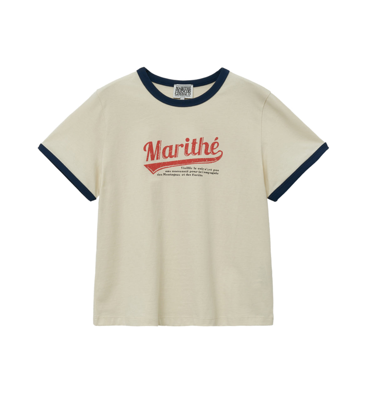 W VINTAGE BASEBALL RINGER TEE