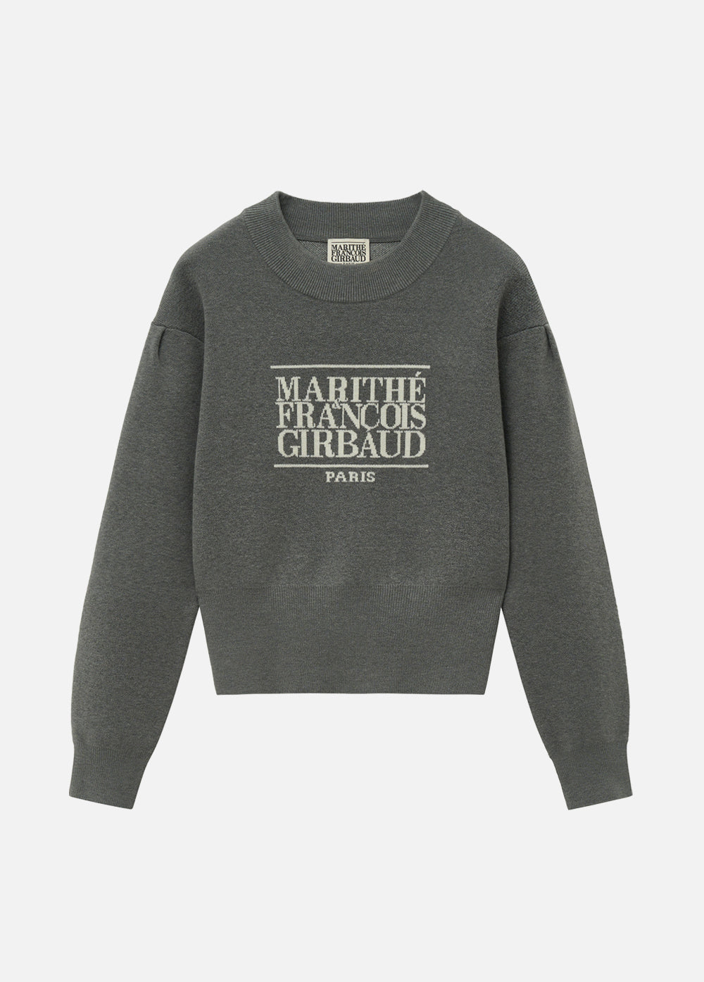 W CLASSIC LOGO CROP KNIT