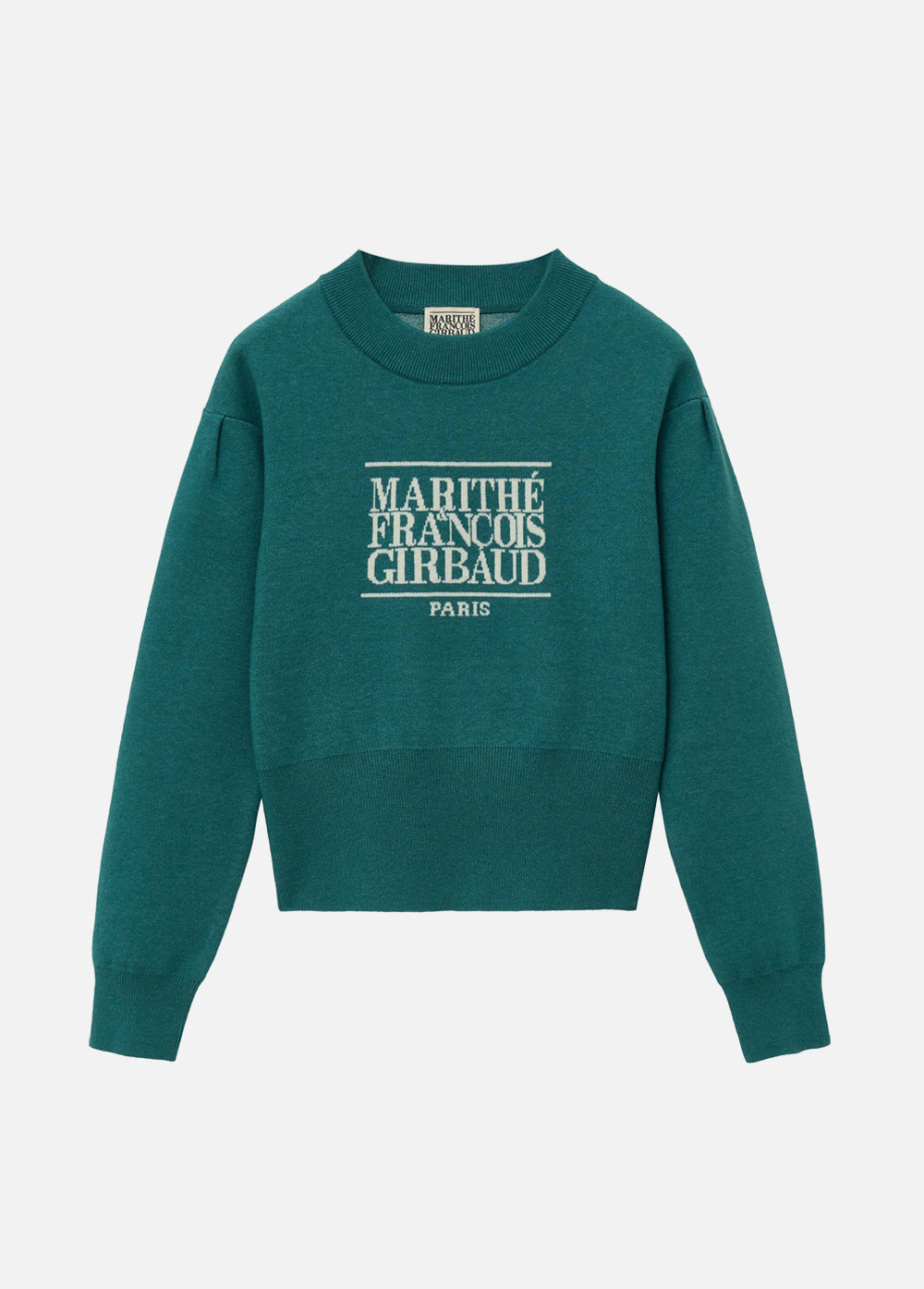 W CLASSIC LOGO CROP KNIT
