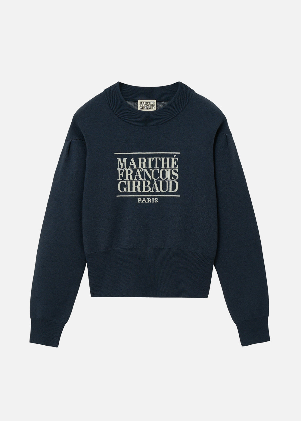 W CLASSIC LOGO CROP KNIT