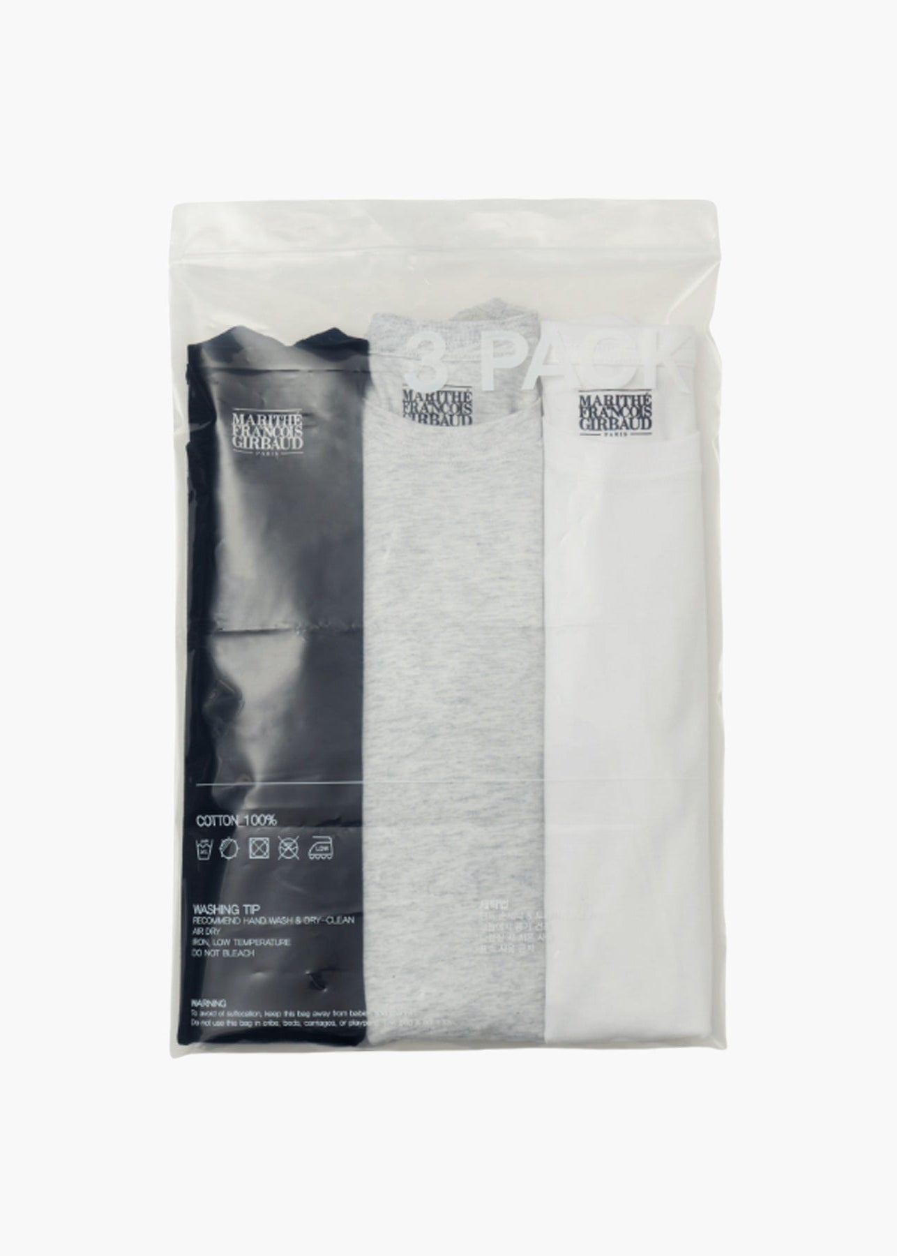 3PACK SMALL REGULAR LOGO TEE